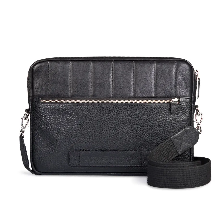 13" Padded Leather Bag