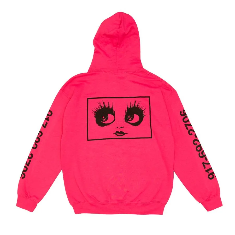 917 Eyes Dialtone Hoodie Pink