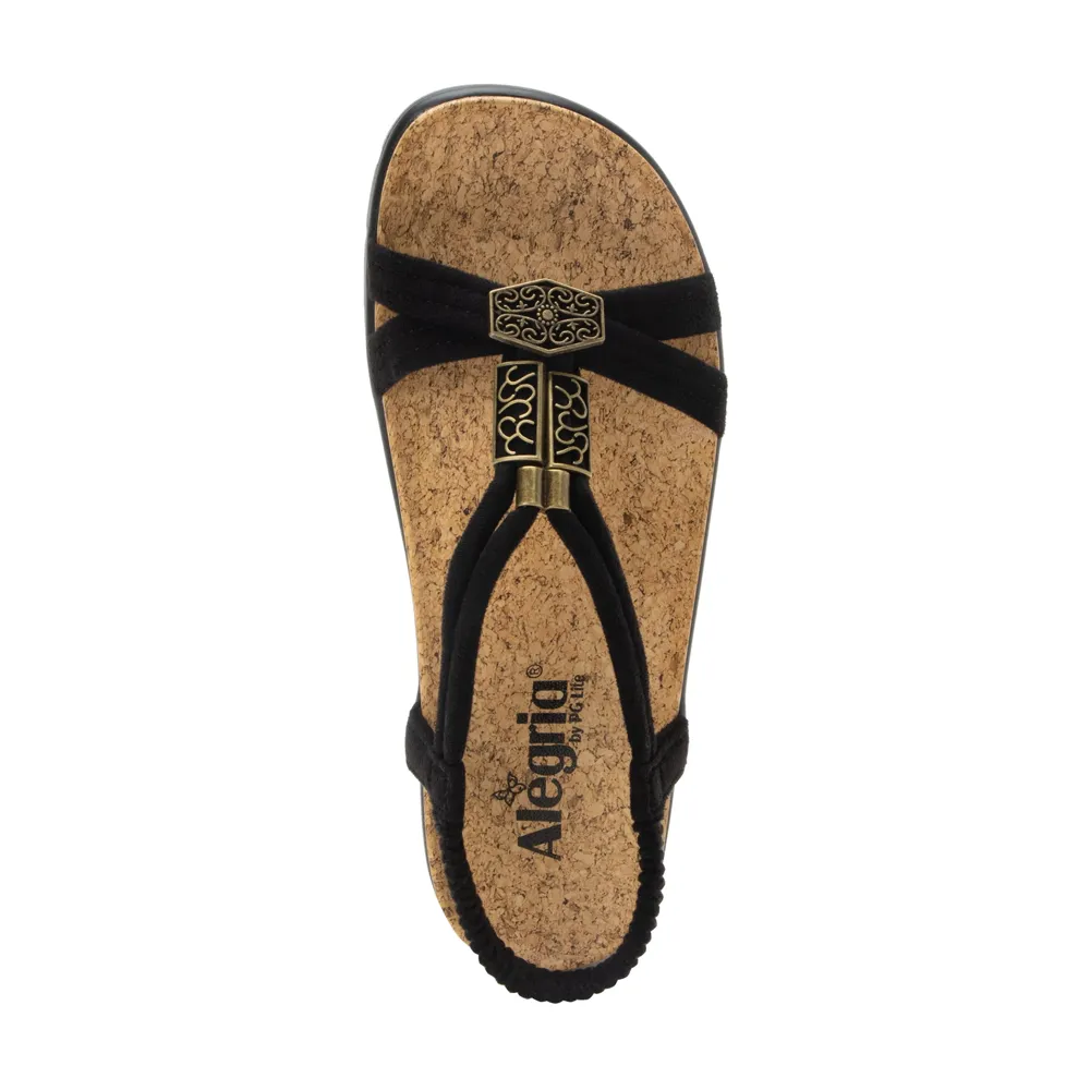 Alegria Roz Casual Black Sandal (Women's)