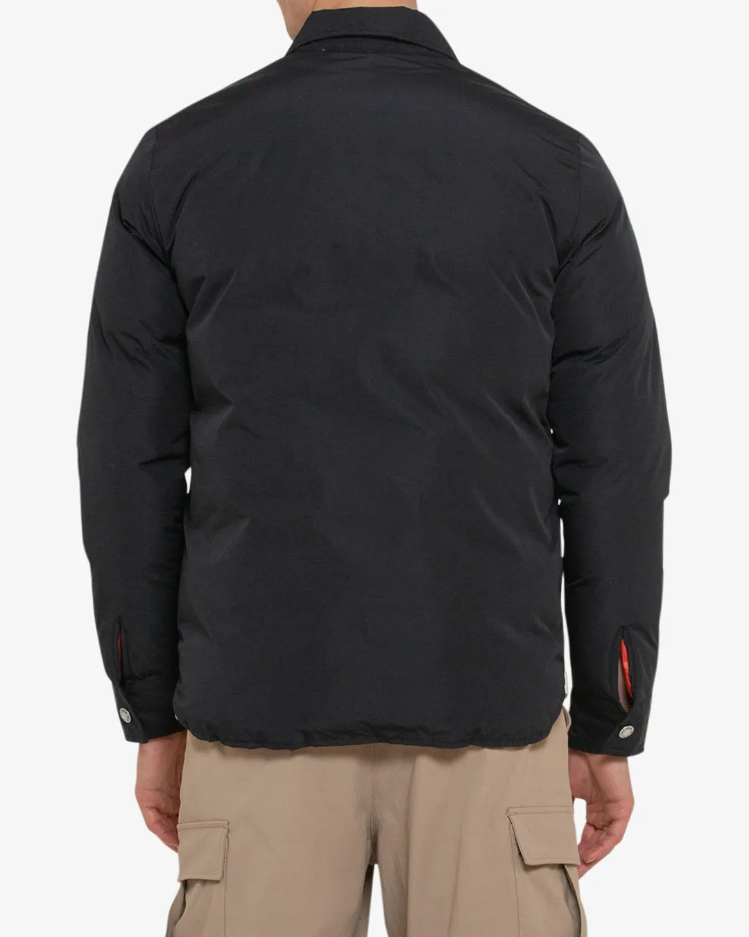 ALPINE PADDED OVERSHIRT - BLACK