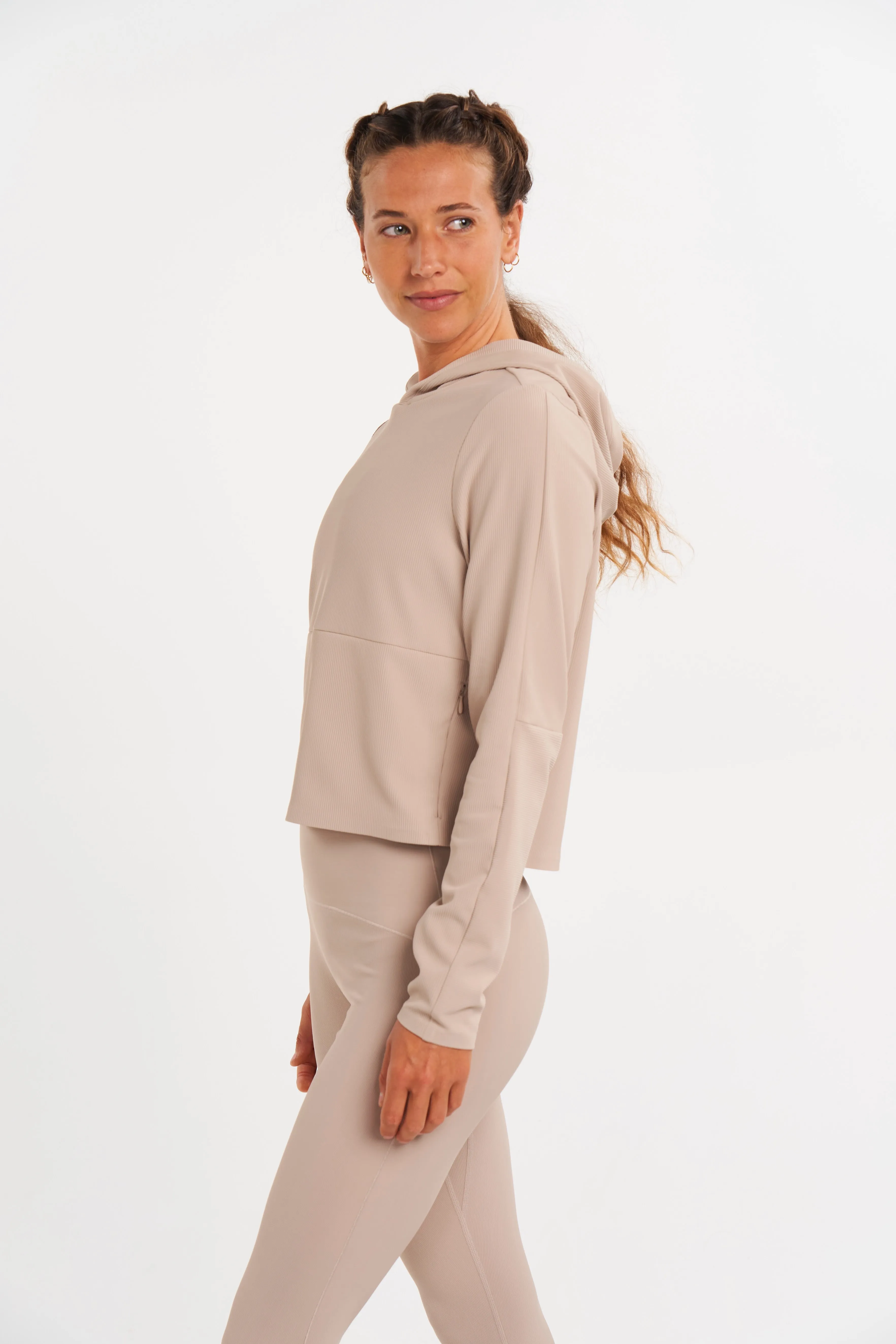 ALTRN Rib Hoodie - Sandstone