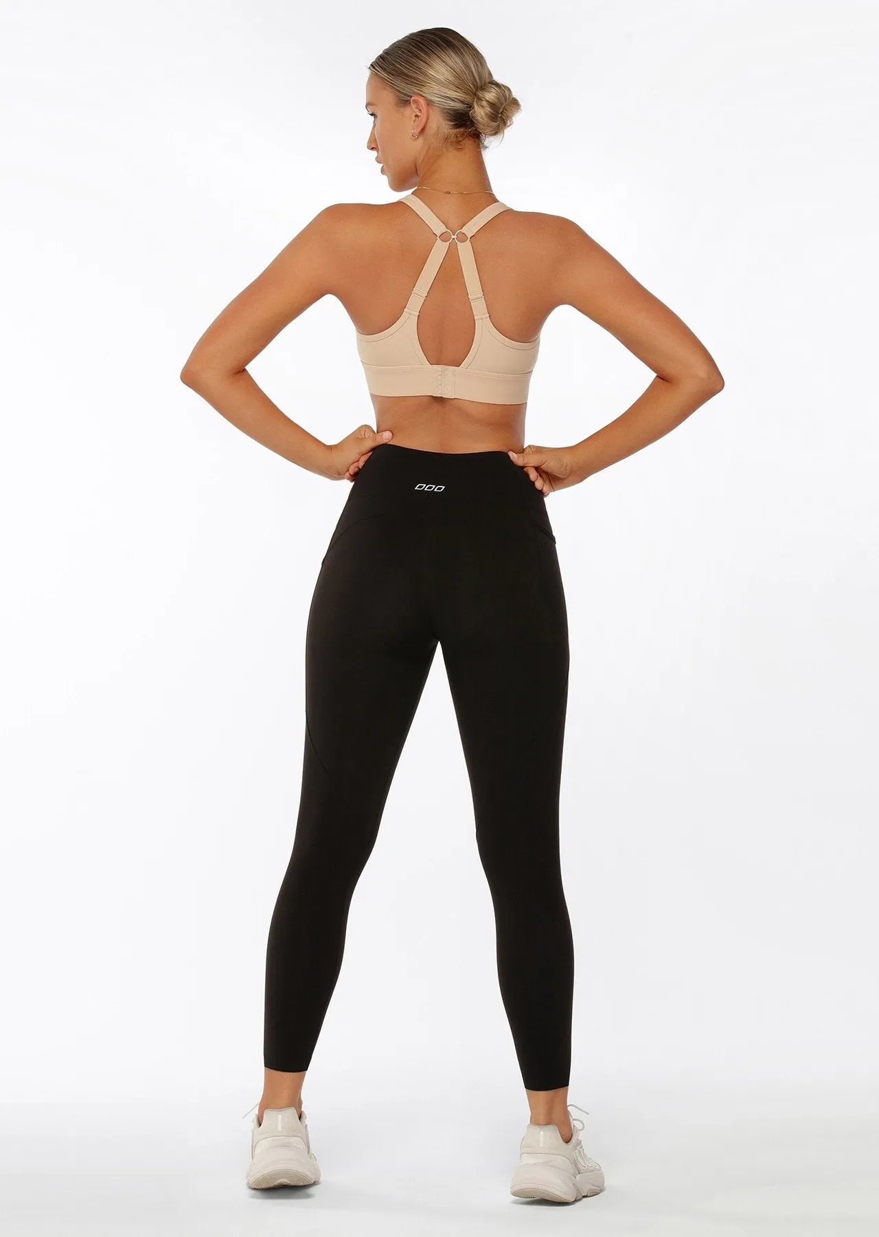 Amy Maximum Support Sports Bra | Almond