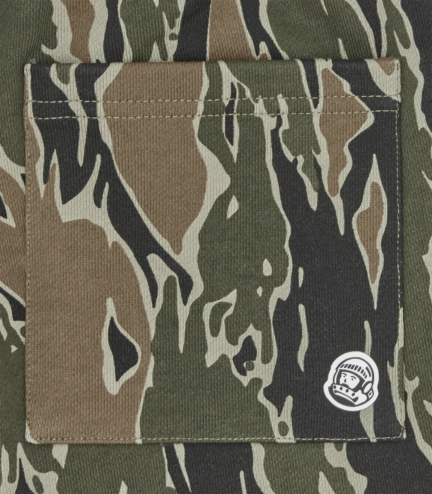 ARCH LOGO CAMO SWEATSHORTS - KHAKI