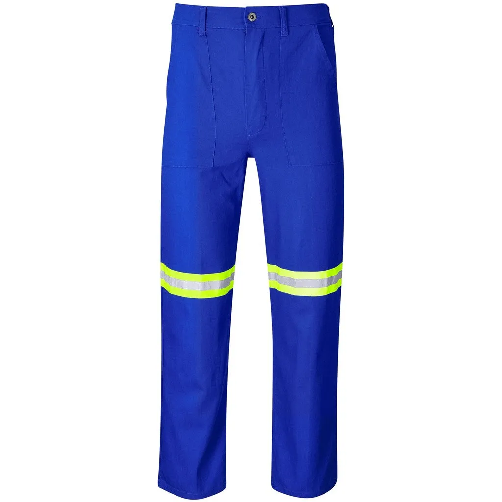 Artisan Premium 100% Cotton Pants - Reflective Legs - Yellow Tape