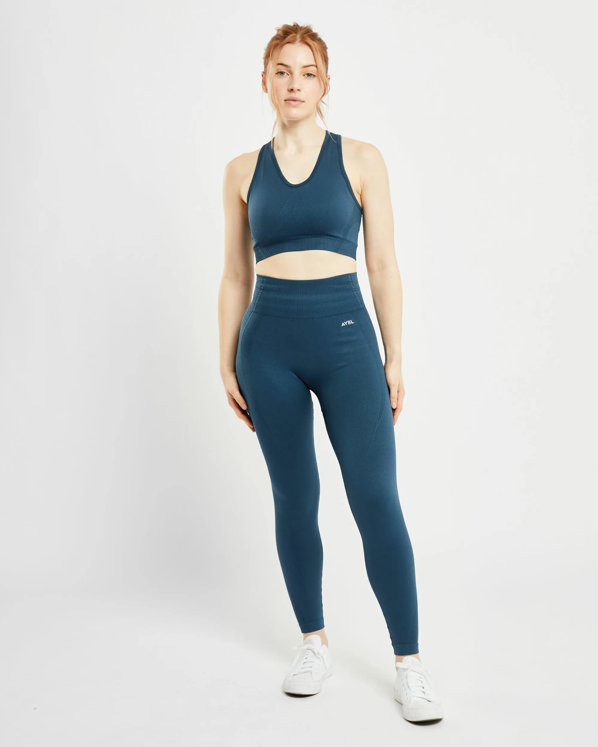 Balance V2 Seamless Sports Bra - Marine Blue