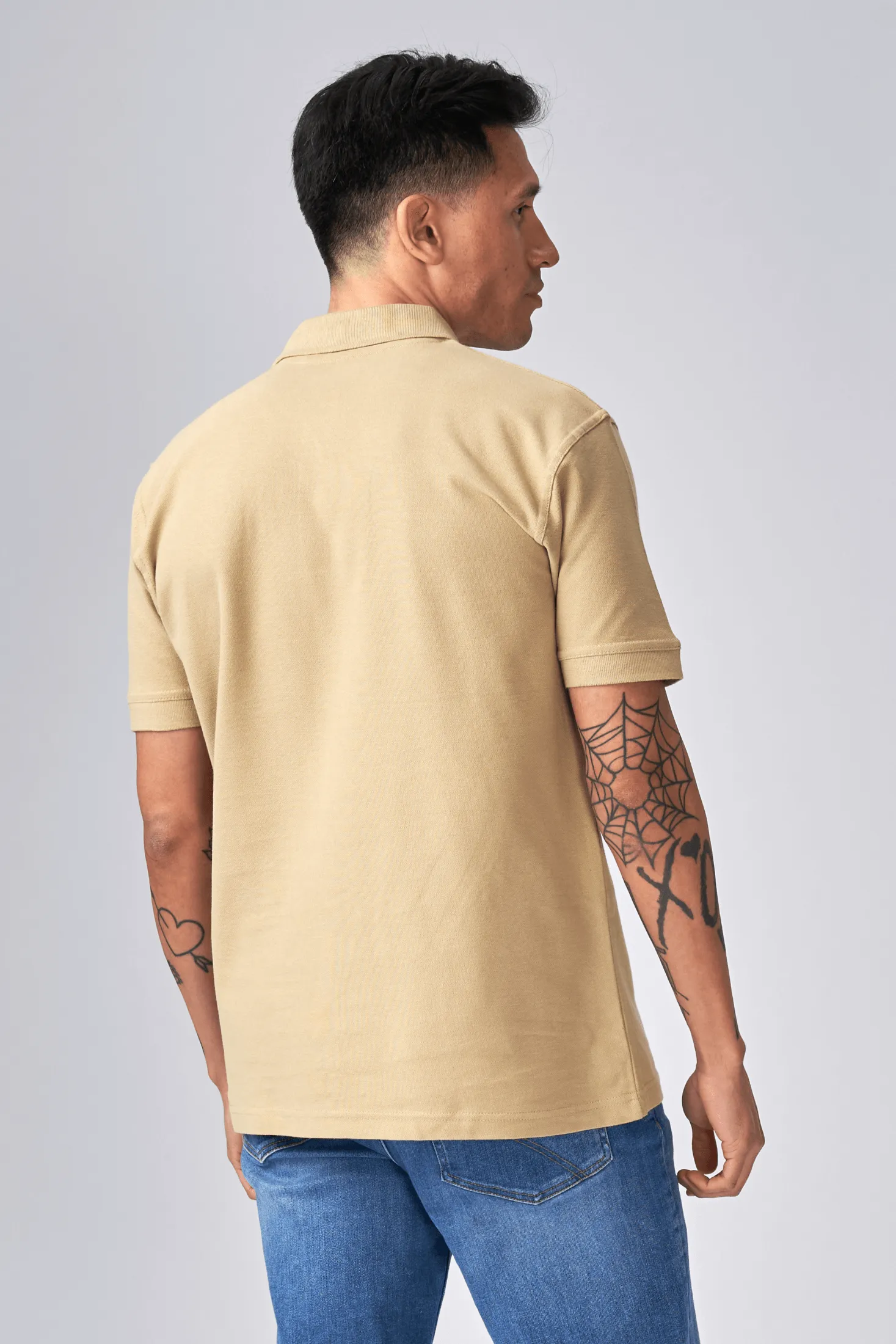 Basic Polo shirt- Khaki