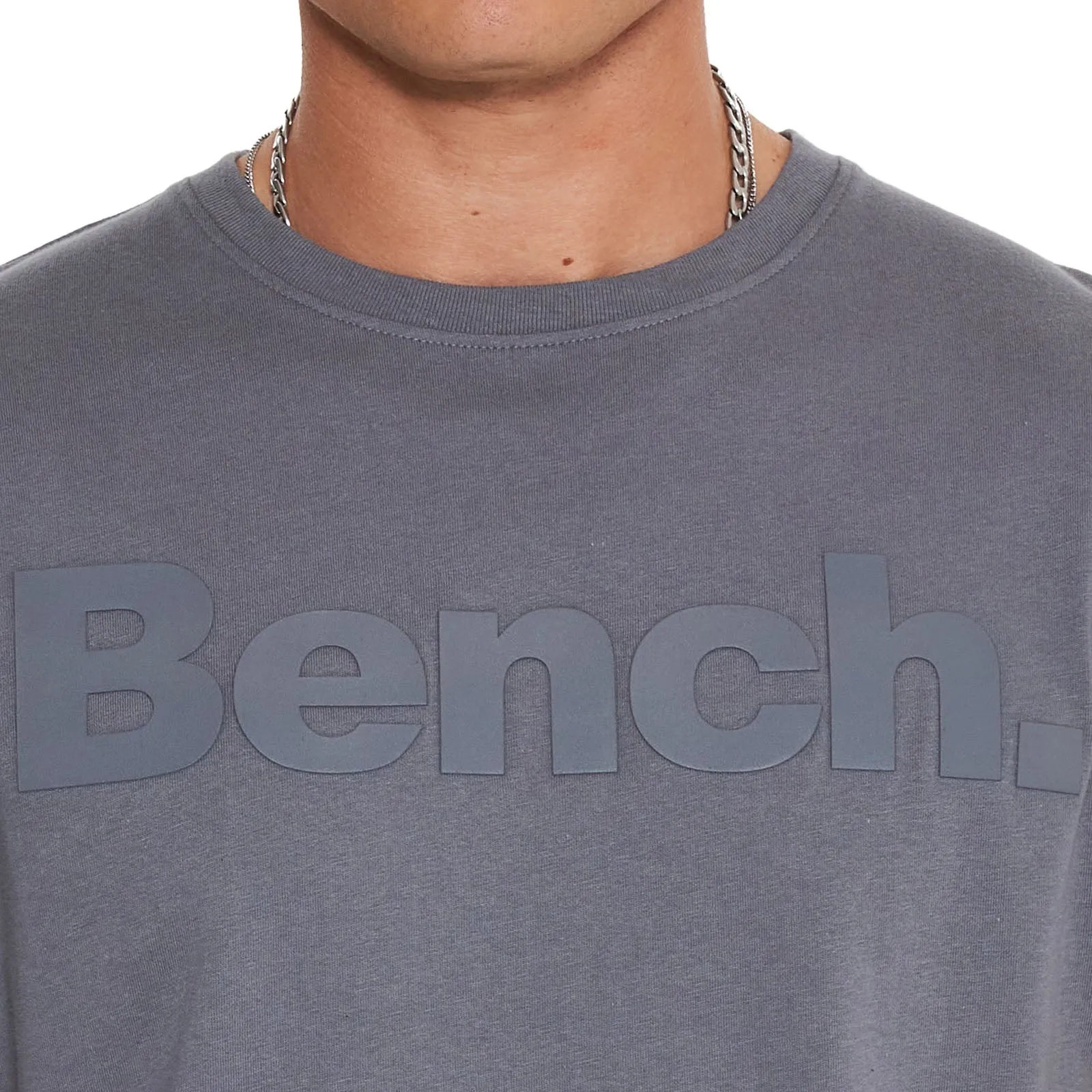 Bench Mens Worsley Casual Crew Neck Cotton T-Shirt