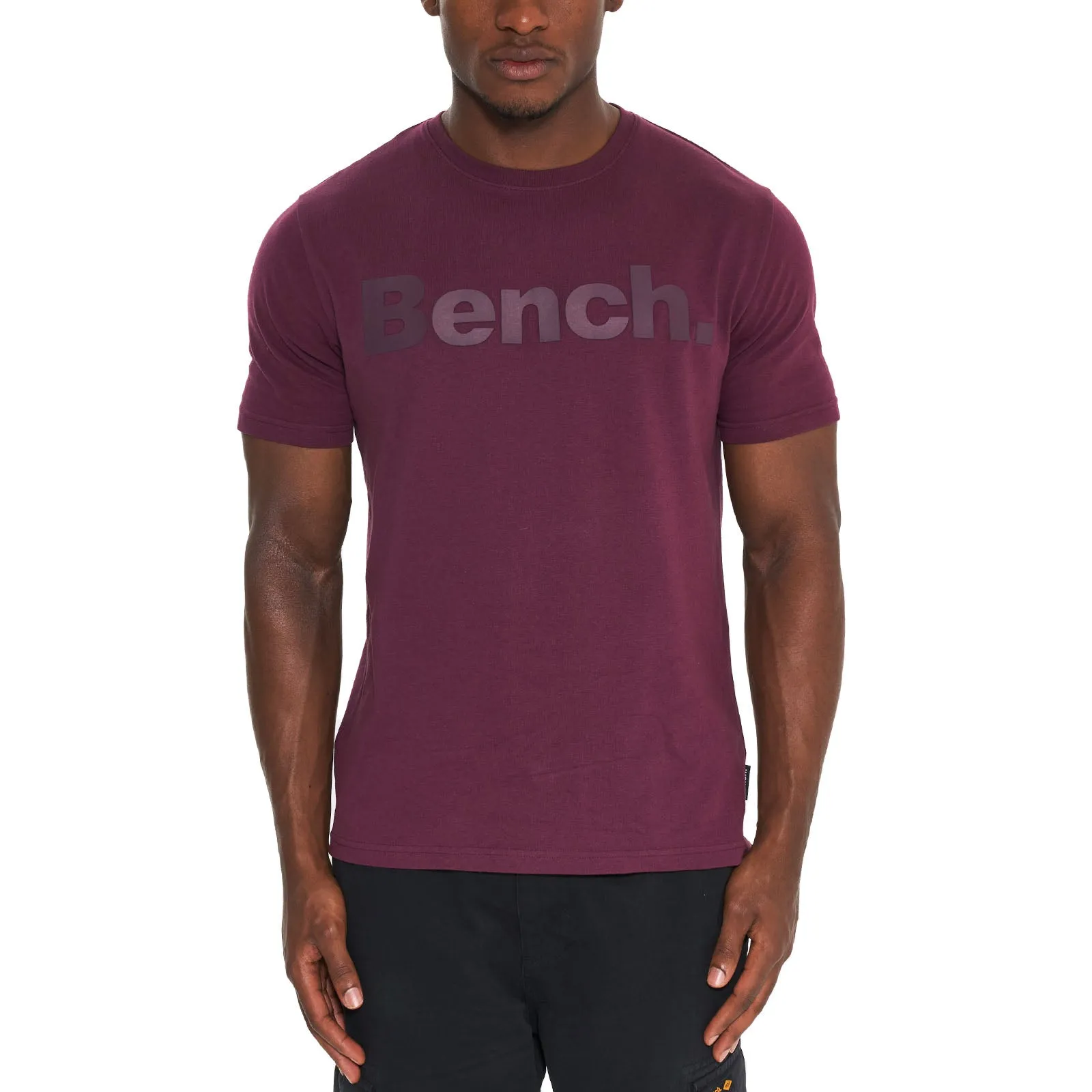 Bench Mens Worsley Casual Crew Neck Cotton T-Shirt