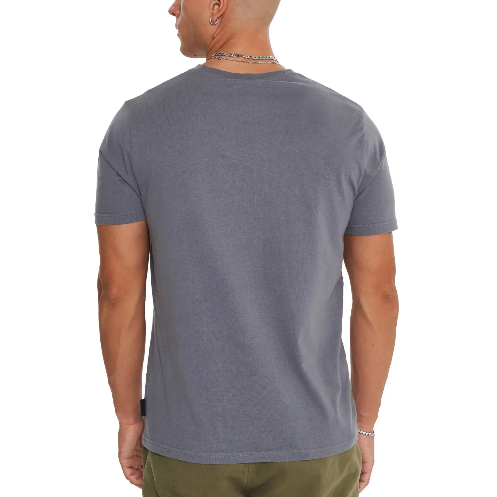 Bench Mens Worsley Casual Crew Neck Cotton T-Shirt