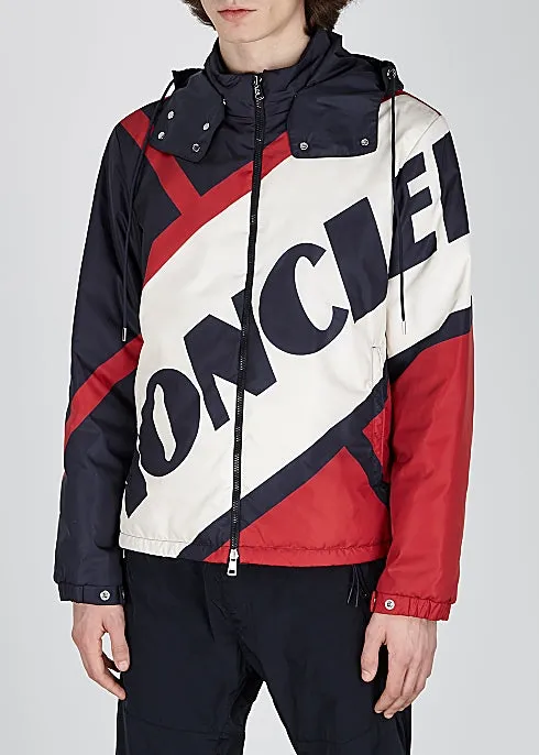 Bert logo-print padded shell jacket