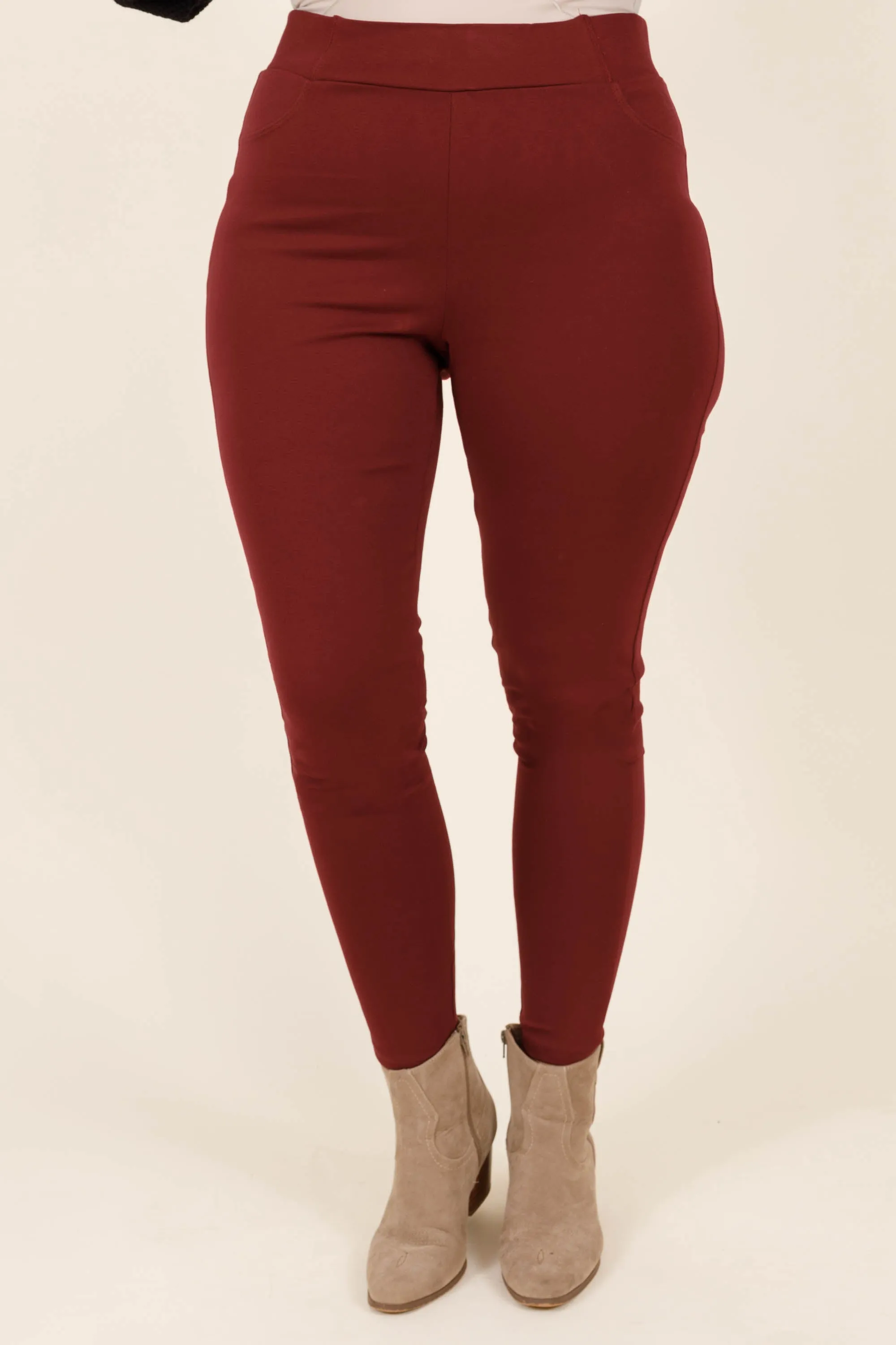 Beyond Basic Pants, Merlot