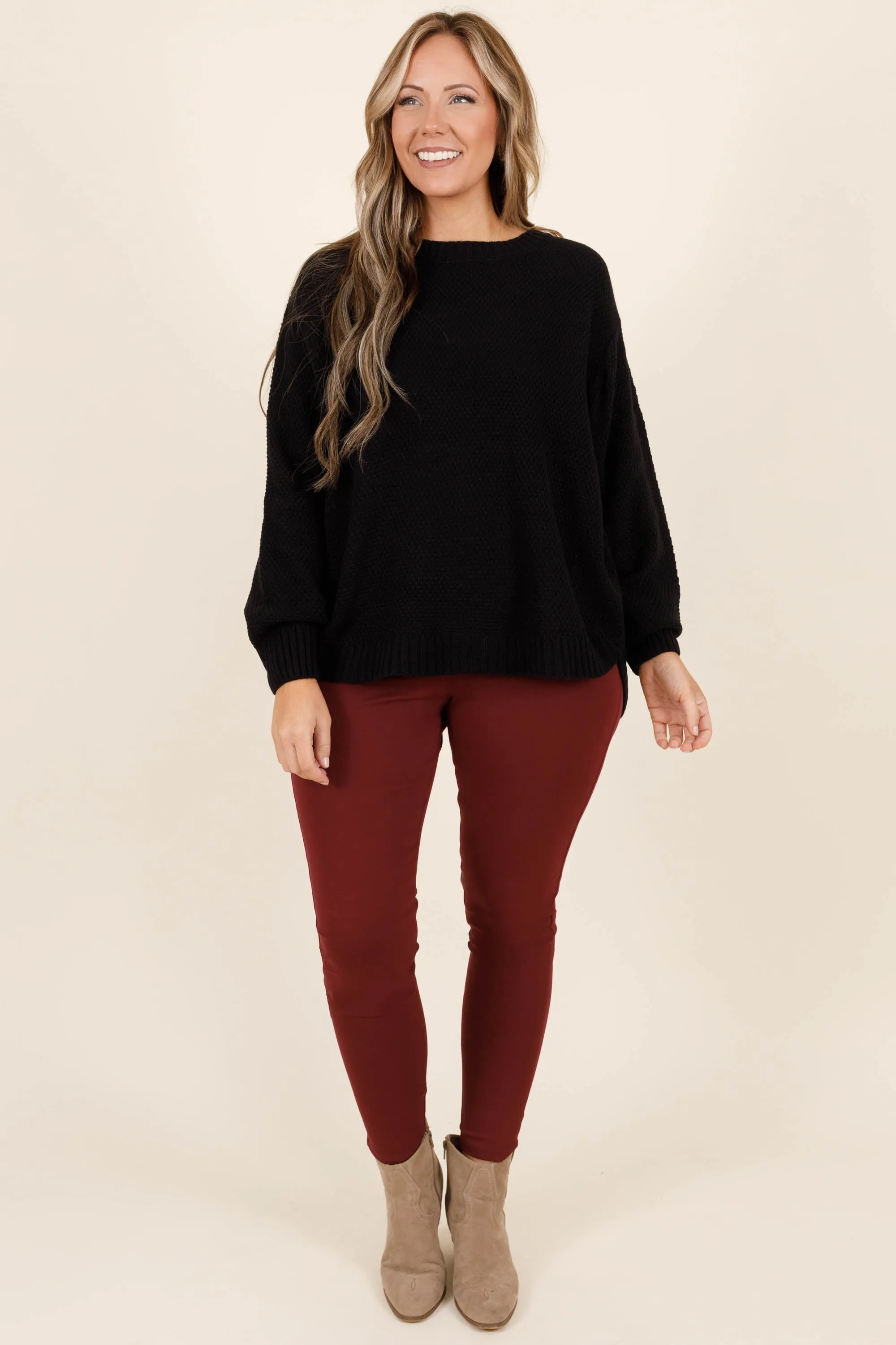 Beyond Basic Pants, Merlot