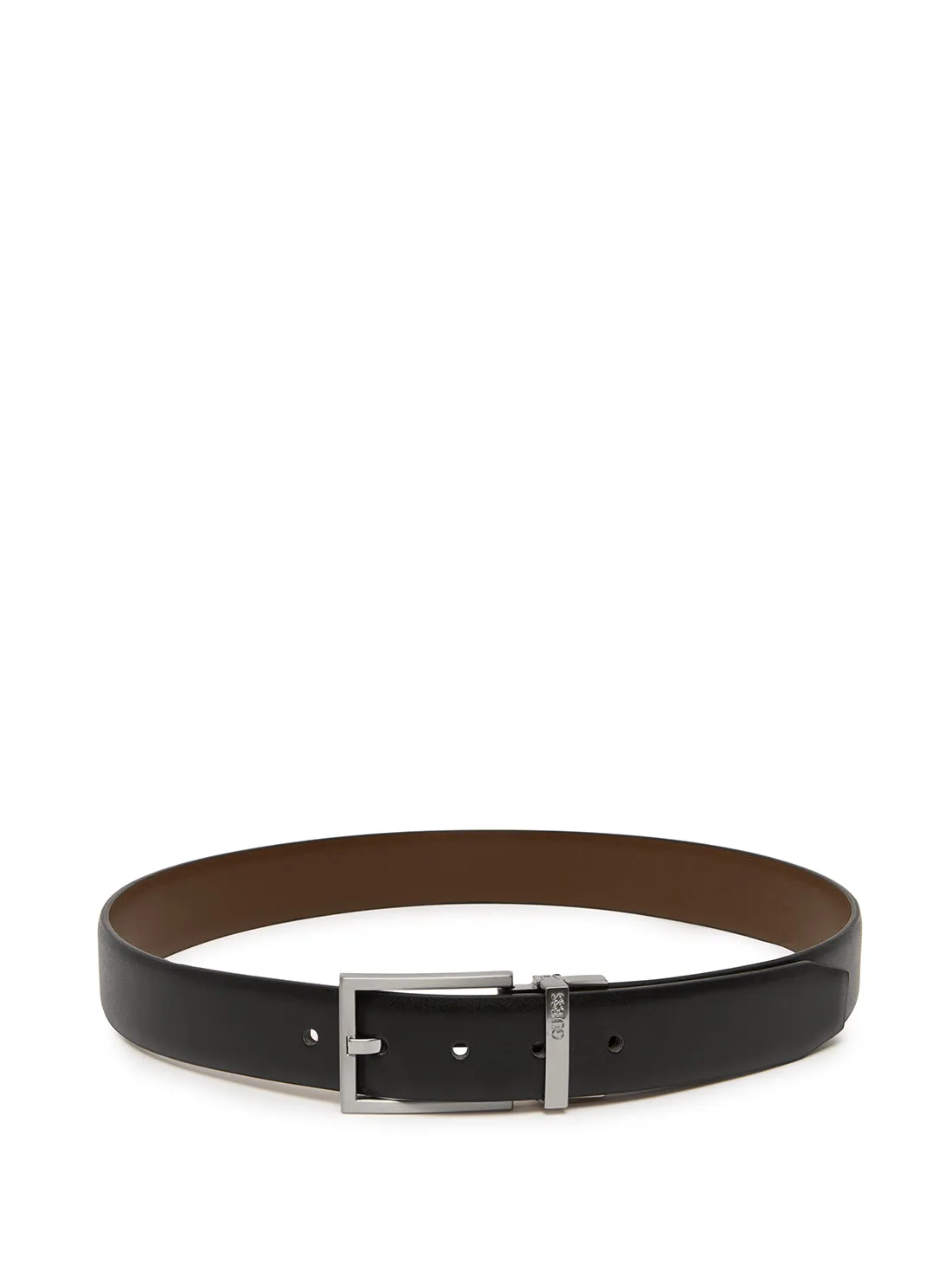 Black Brown Reversible Dress Belt