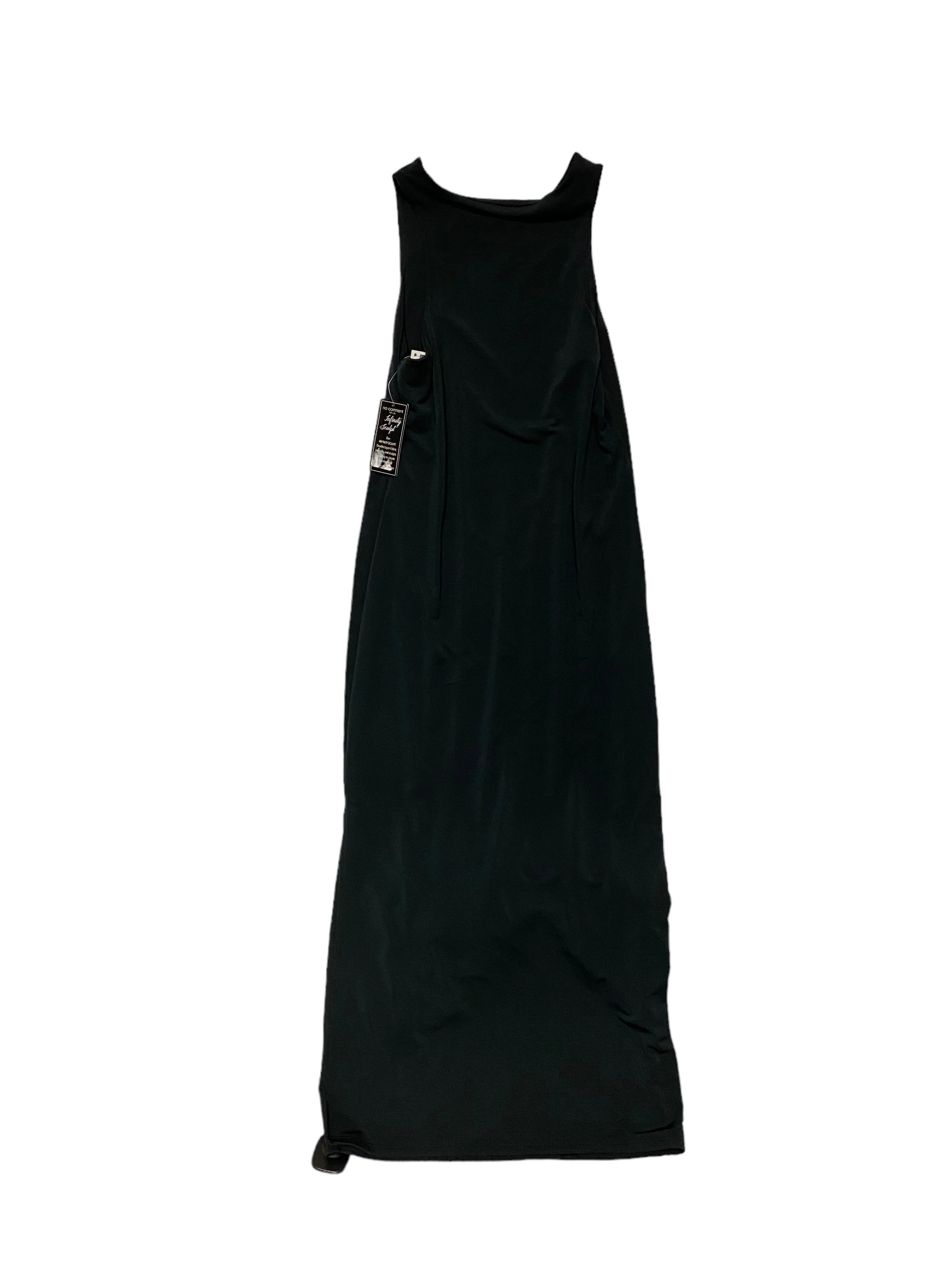 Black Dress Casual Maxi No Comment, Size M