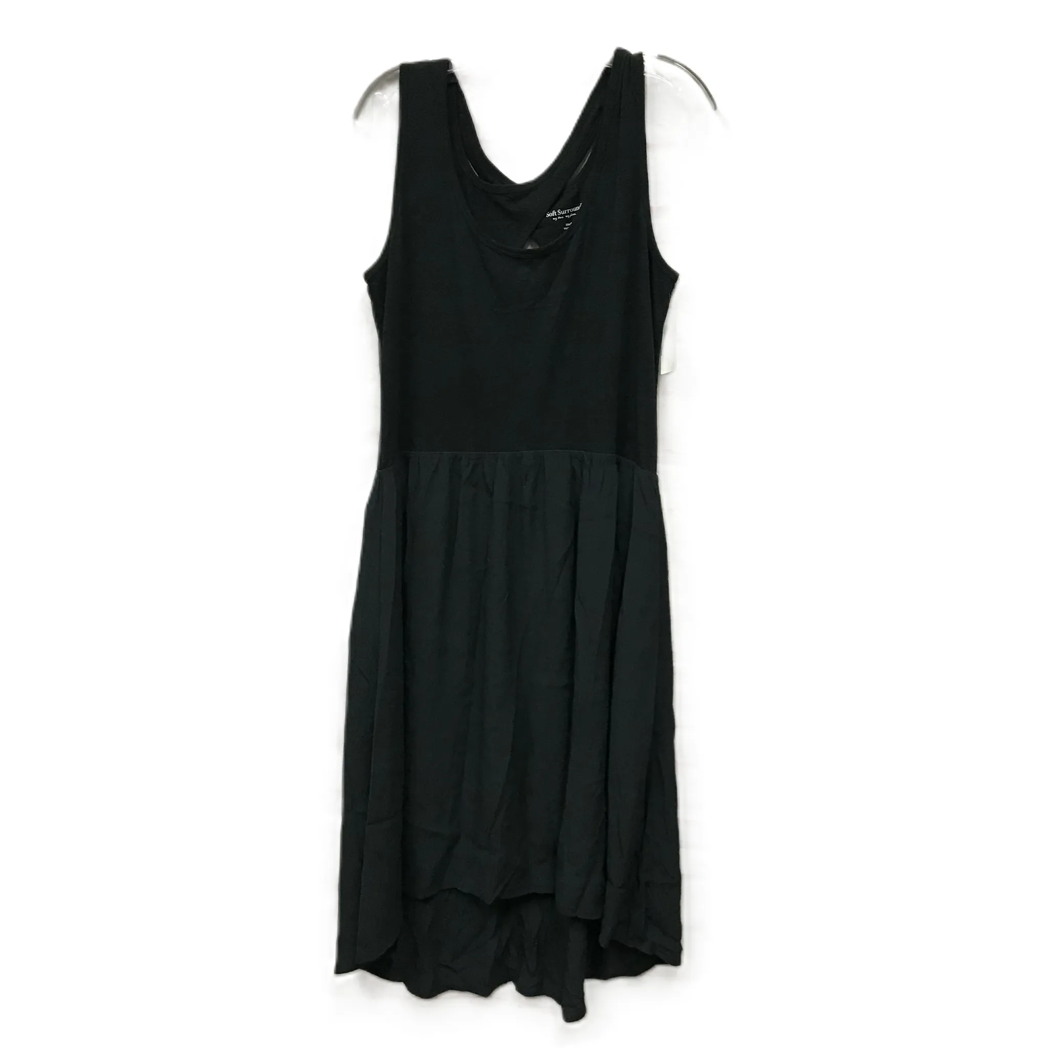 Black Dress Casual Midi By Soft Surroundings, Size: M