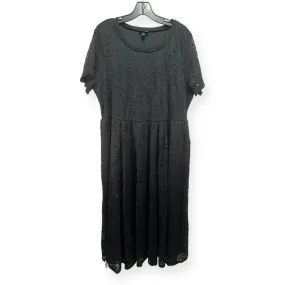 Black Dress Casual Midi Torrid, Size 2x