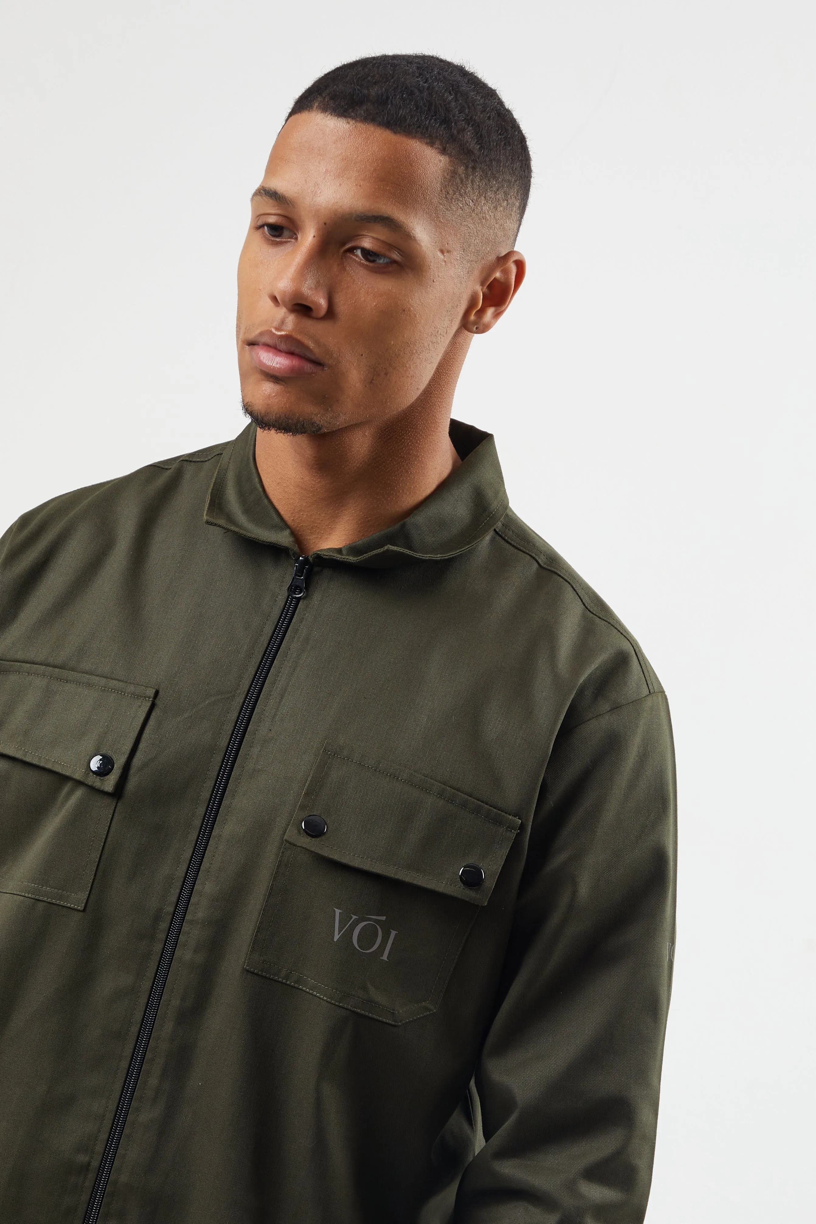 Bloomfield Shacket - Khaki