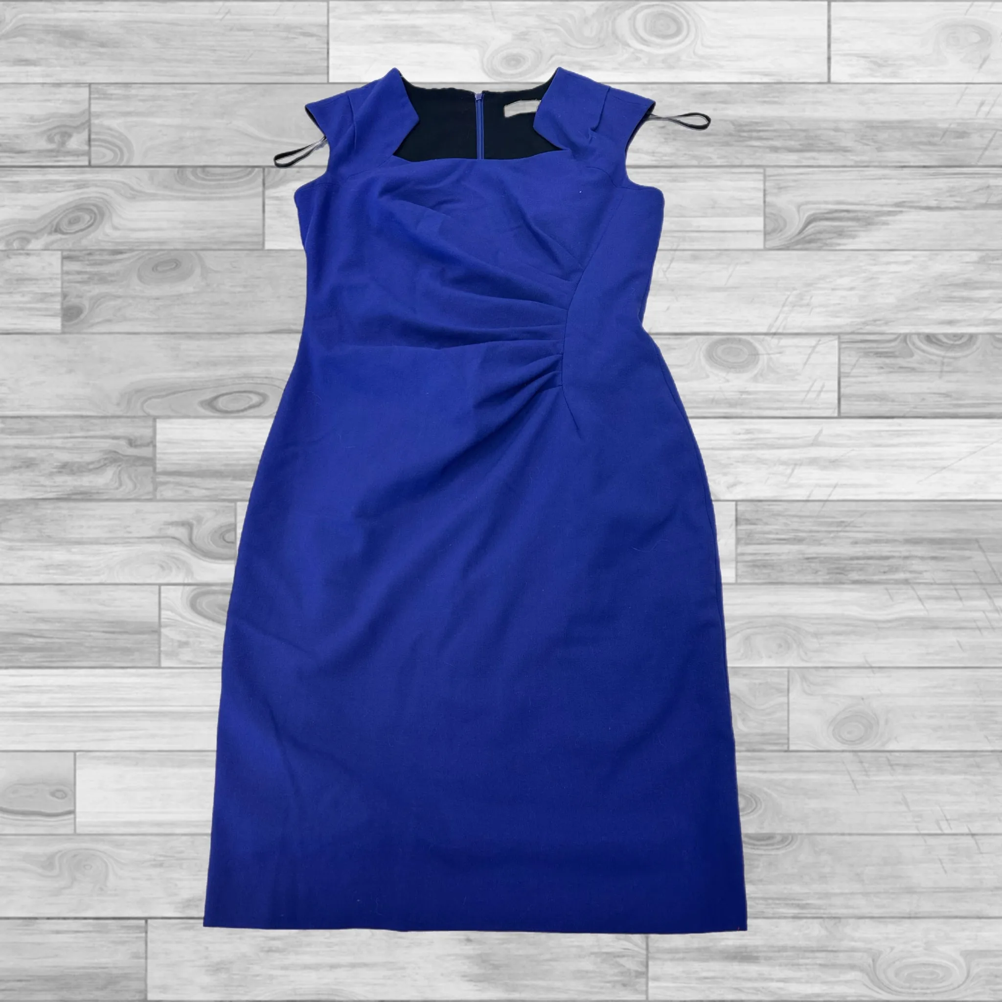 Blue Dress Casual Short Calvin Klein, Size 4petite