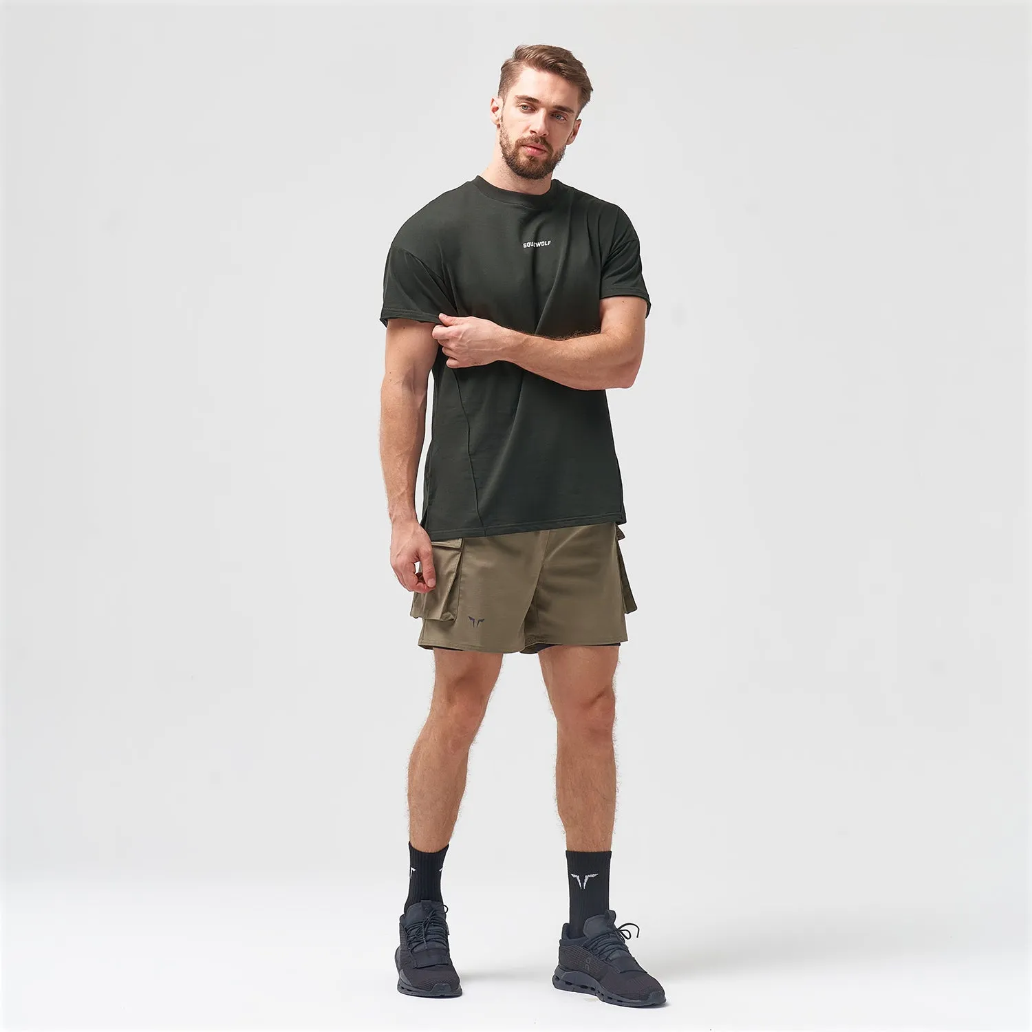 Bodybuilding Tee - Khaki