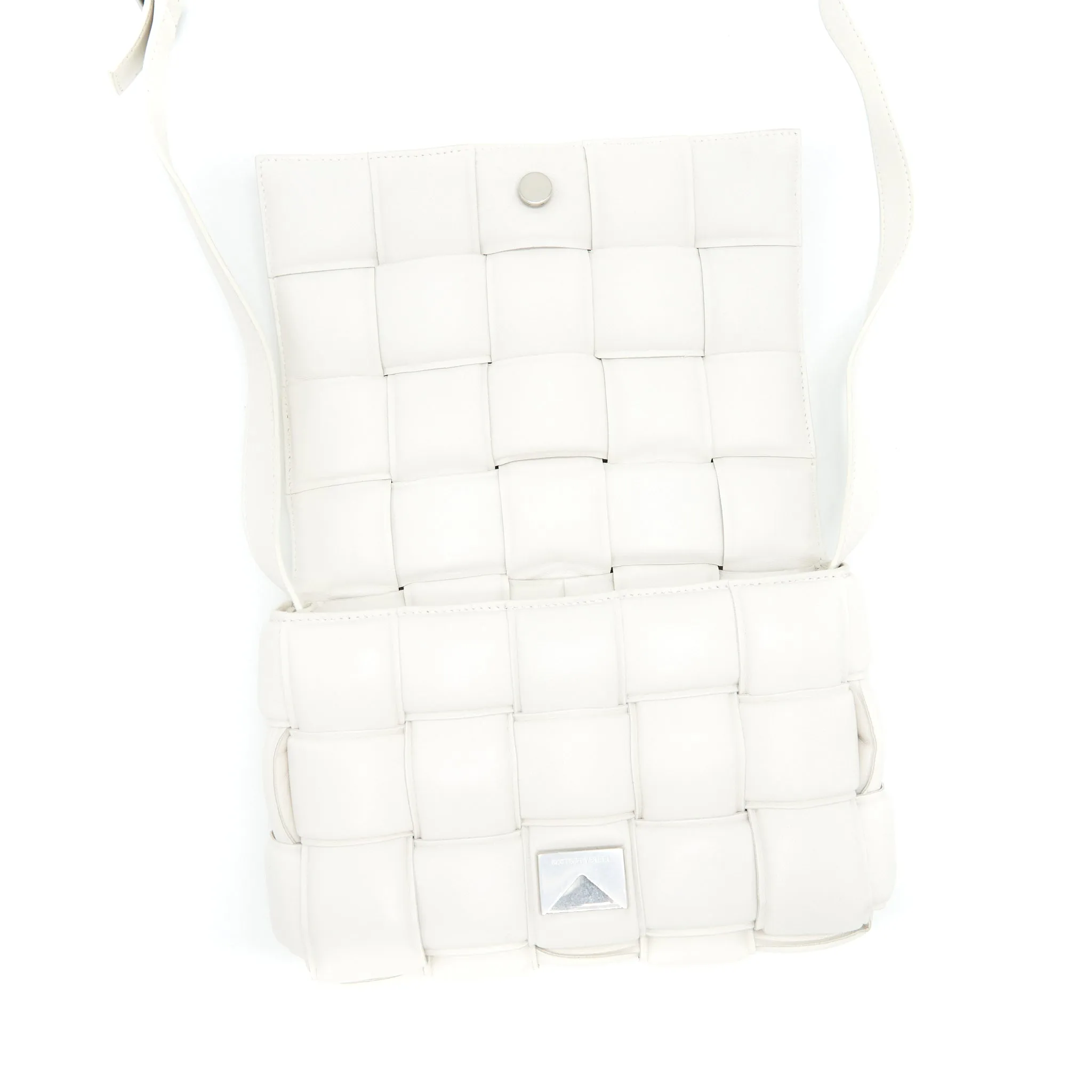 Bottega Veneta Padded Cassette Bag White