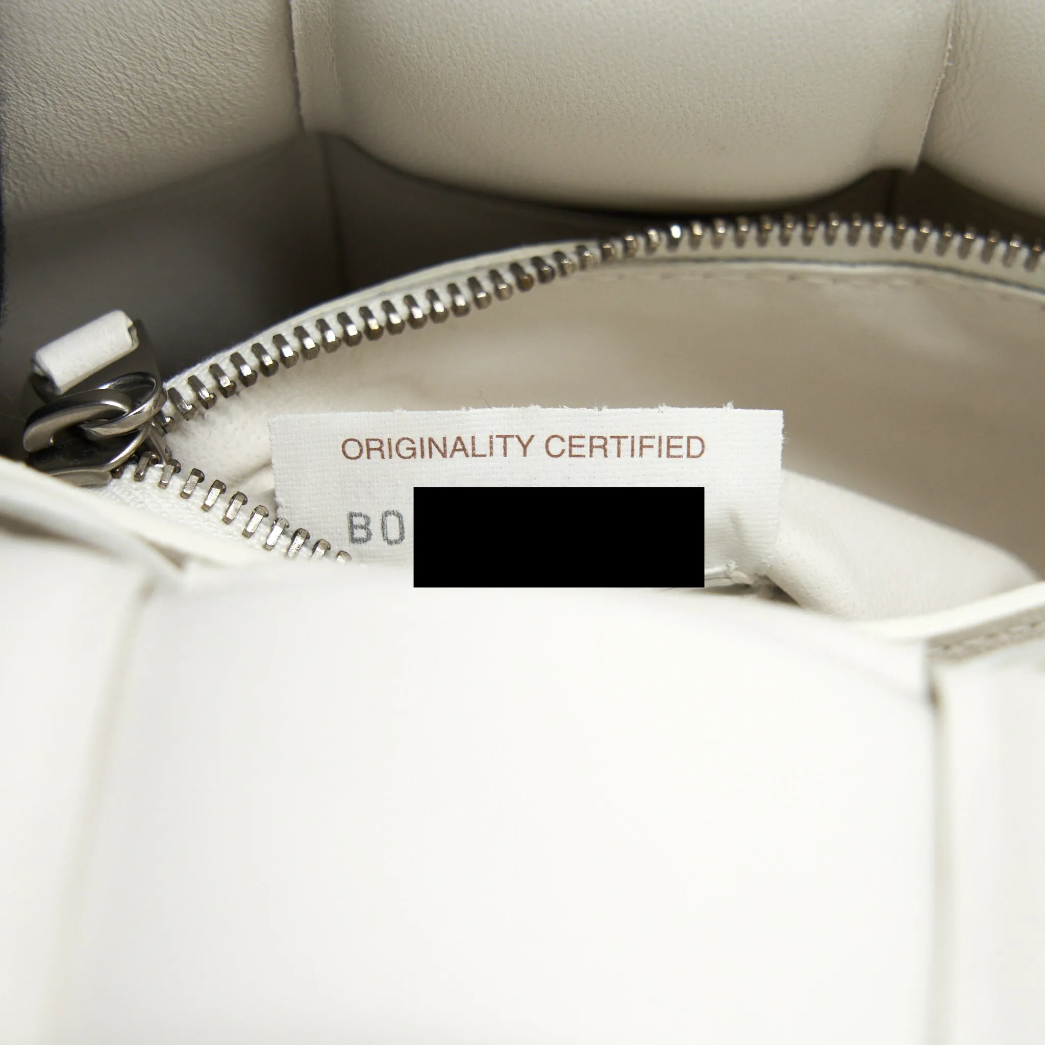 Bottega Veneta Padded Cassette Bag White