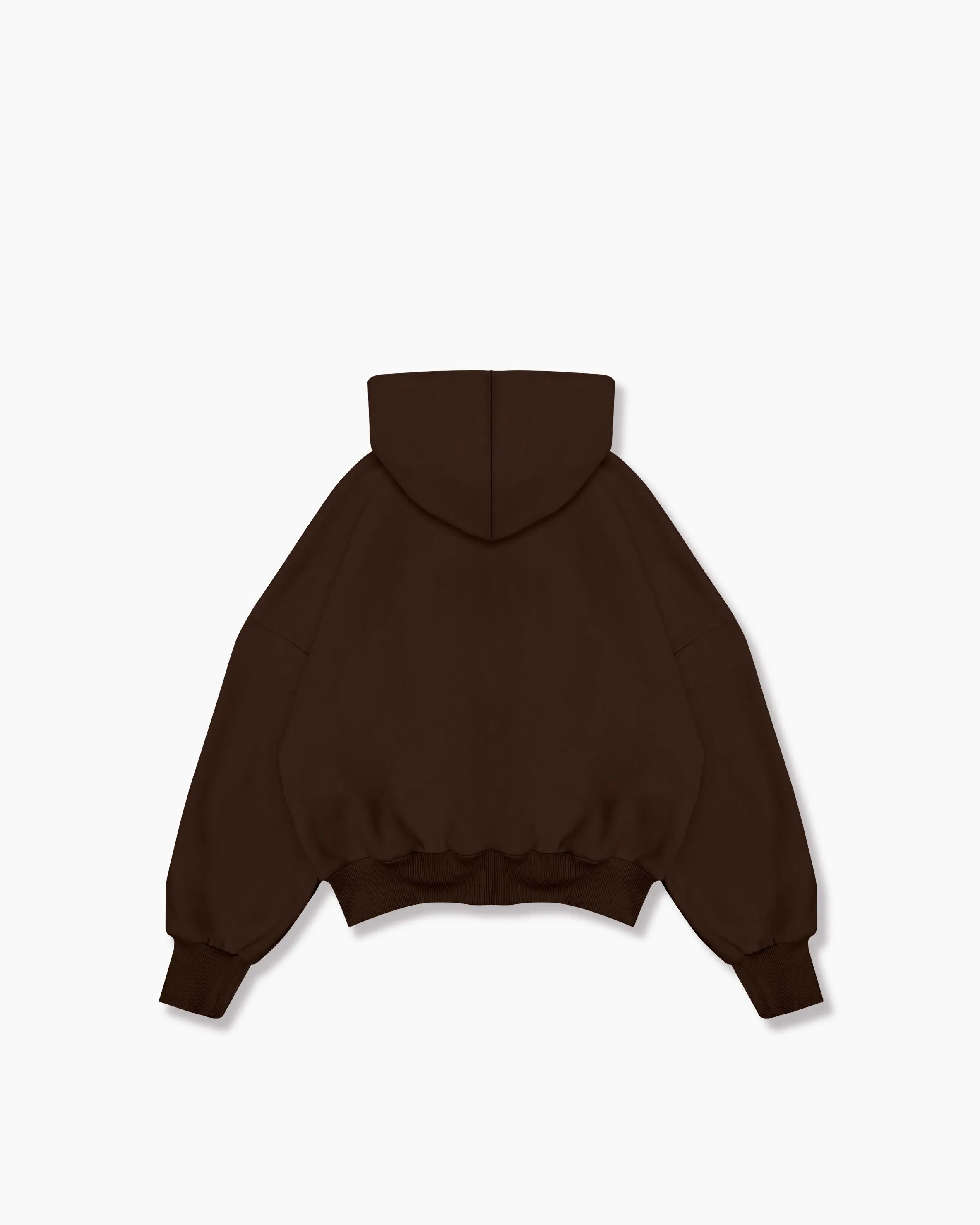 Box Hoodie - Choco Brown