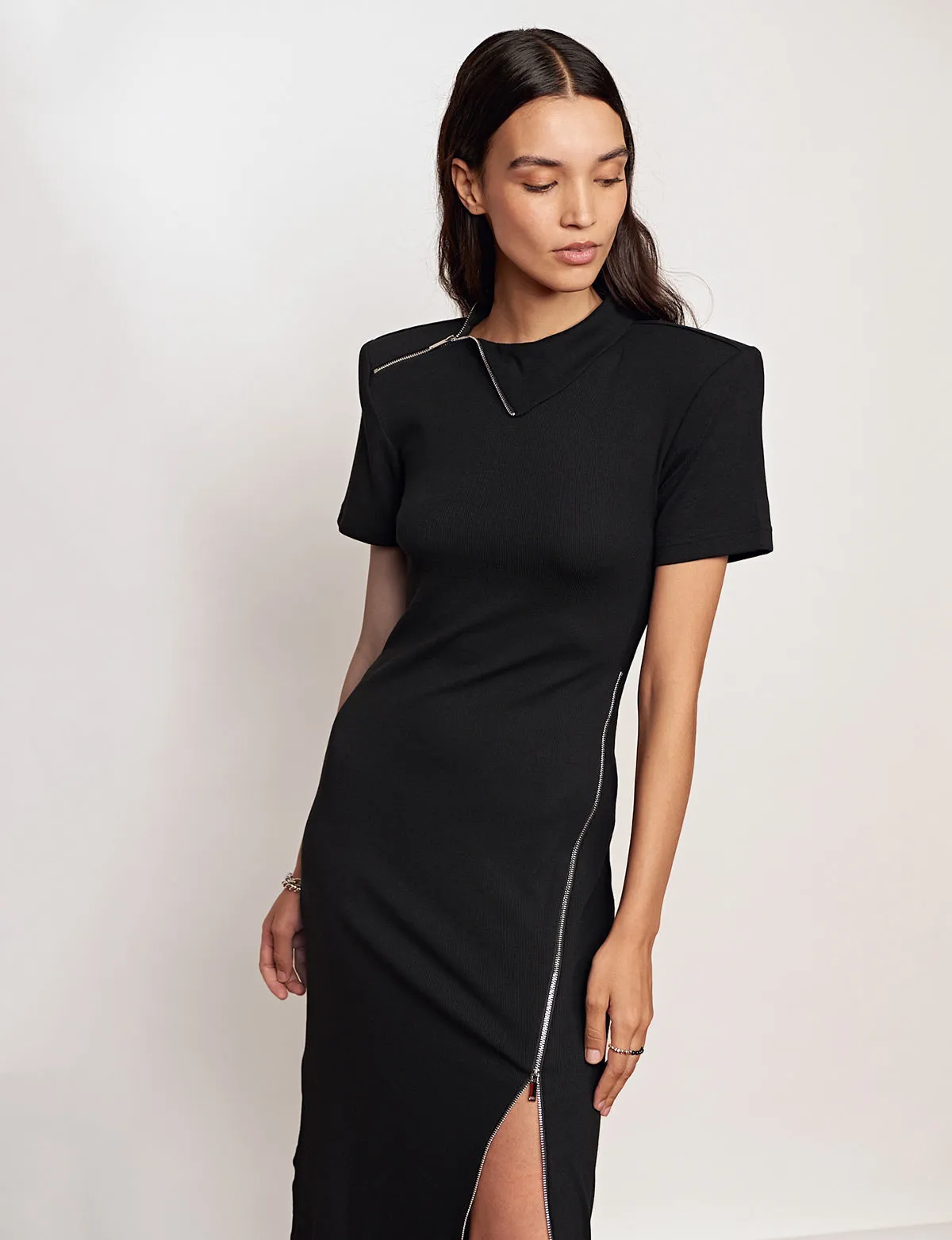 Brava Padded Zip Dress