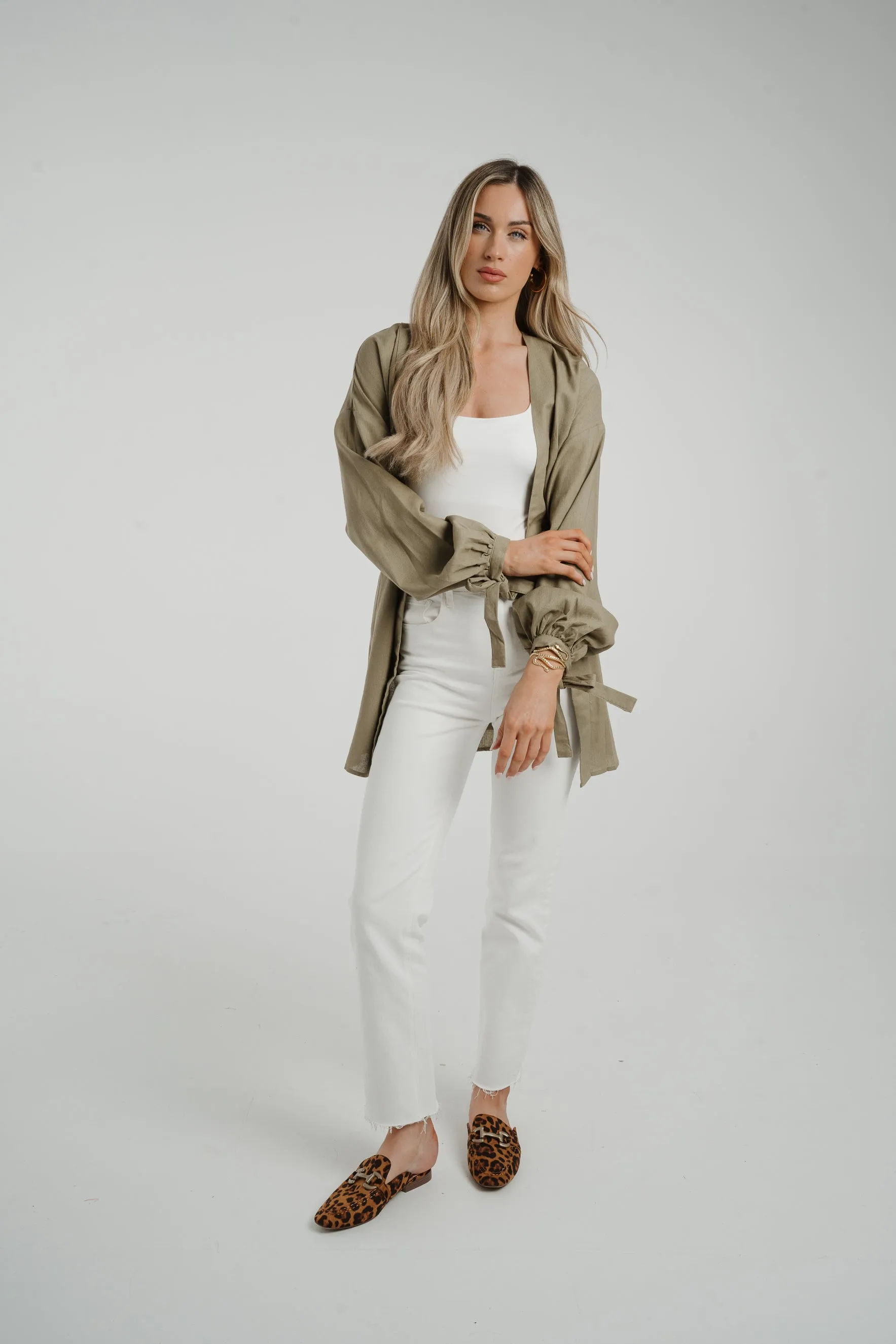 Caitlyn Kimono In Khaki