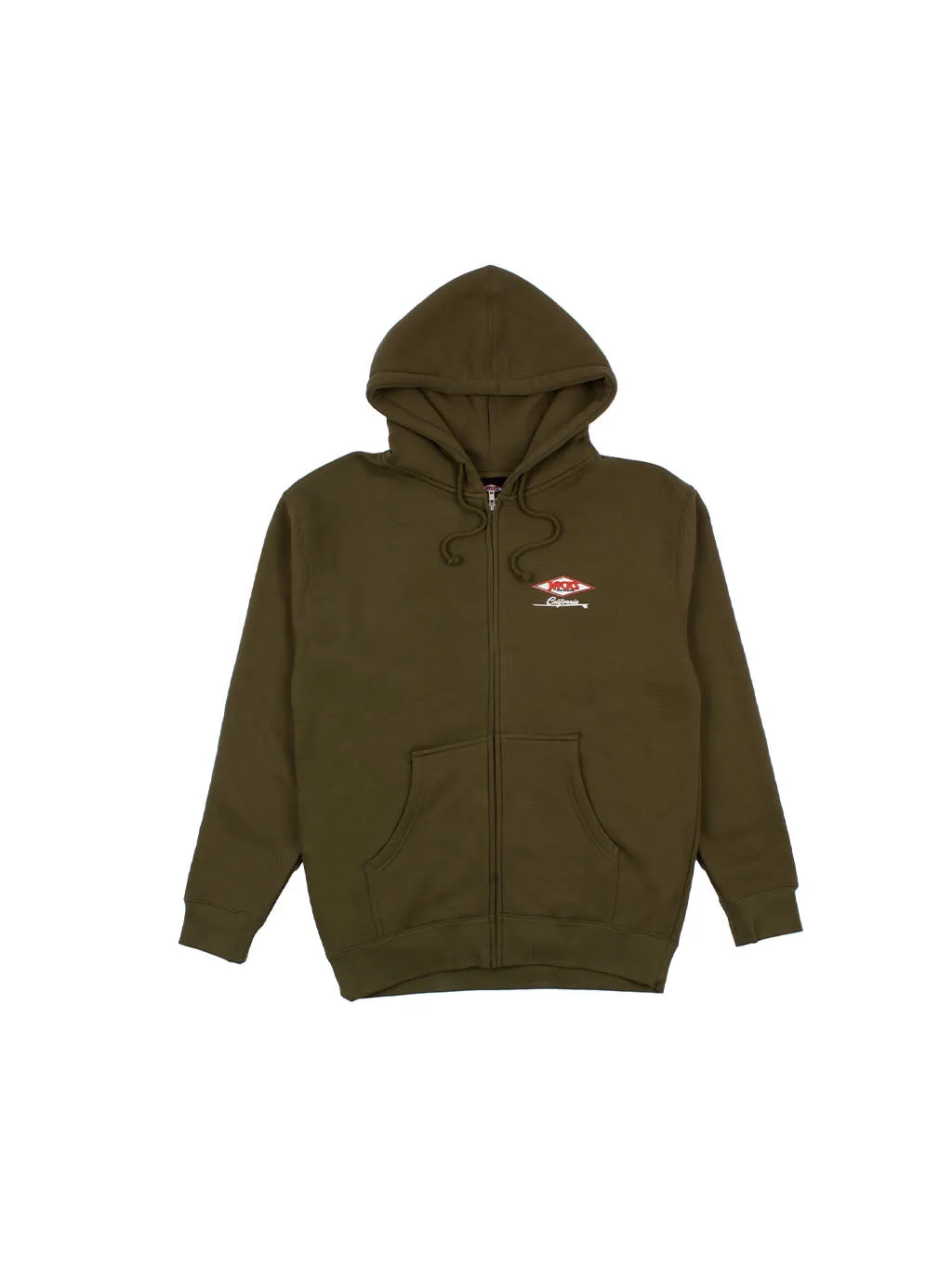 Cal Diamond Zip-Up Hoodie