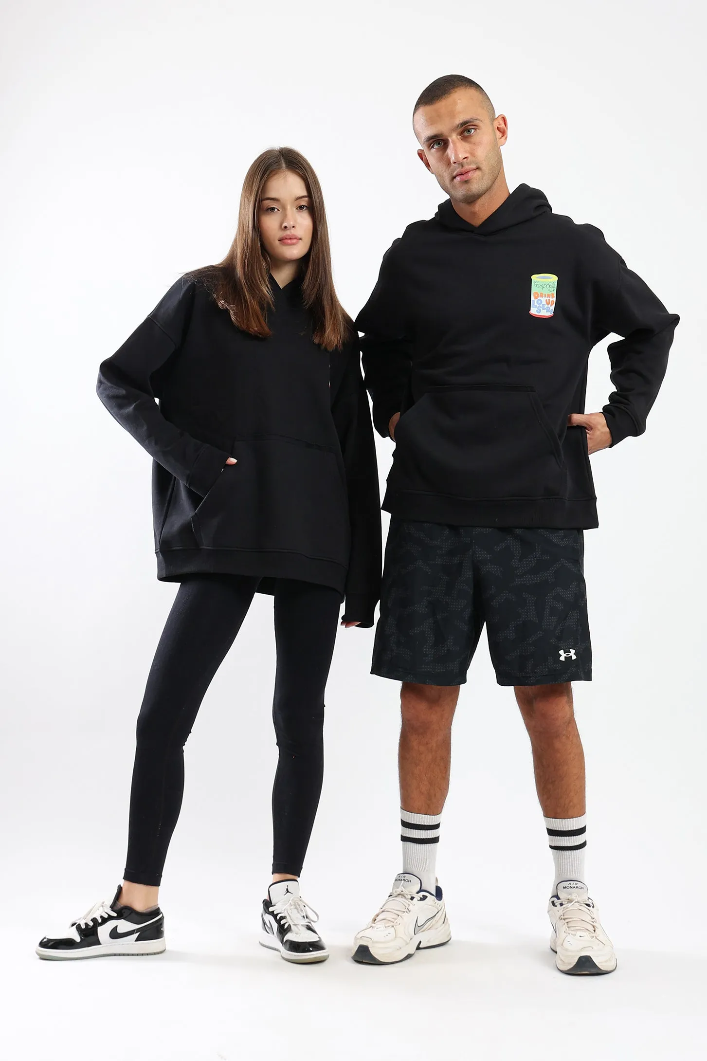 CAMPBELL MEME HOODIE - BLACK