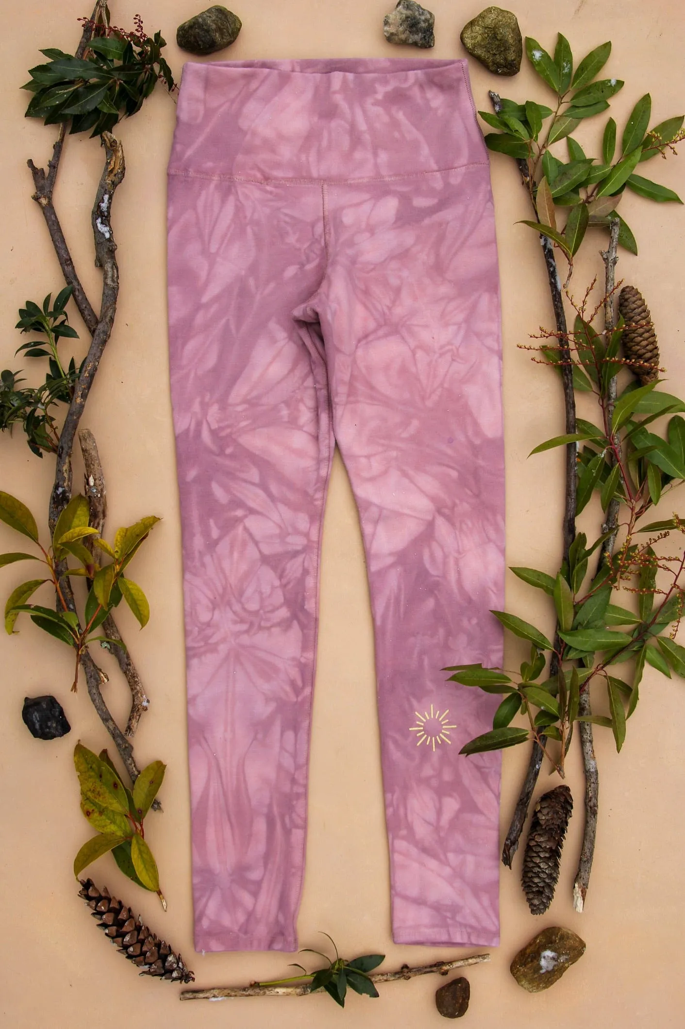 Celestial Orchid Organic Cotton Winter Leggings