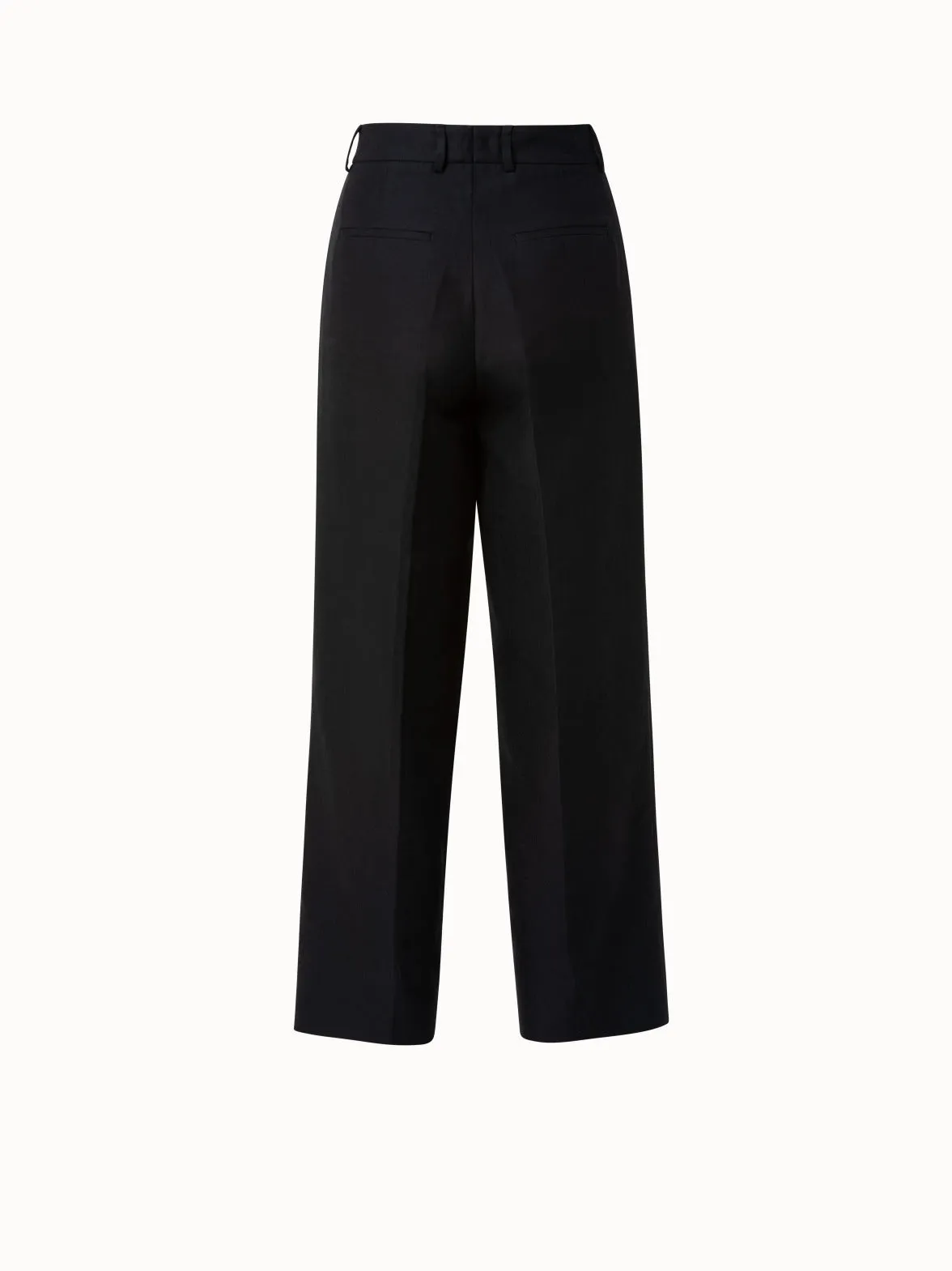 Christelle Cotton Silk Double Face Cropped Pants