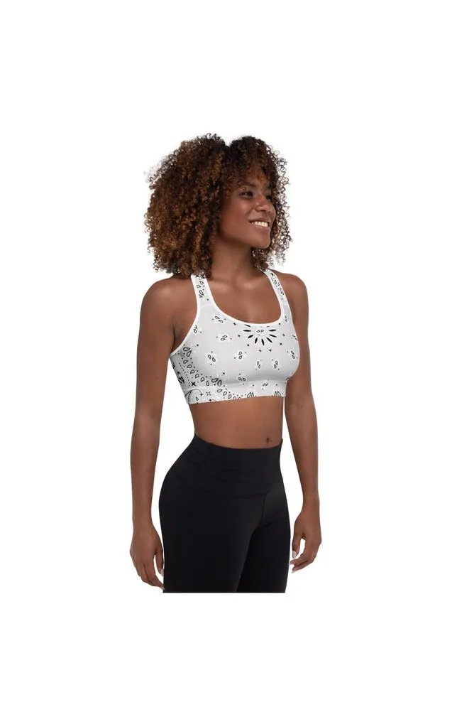 Classic Bandana Padded Sports Bra