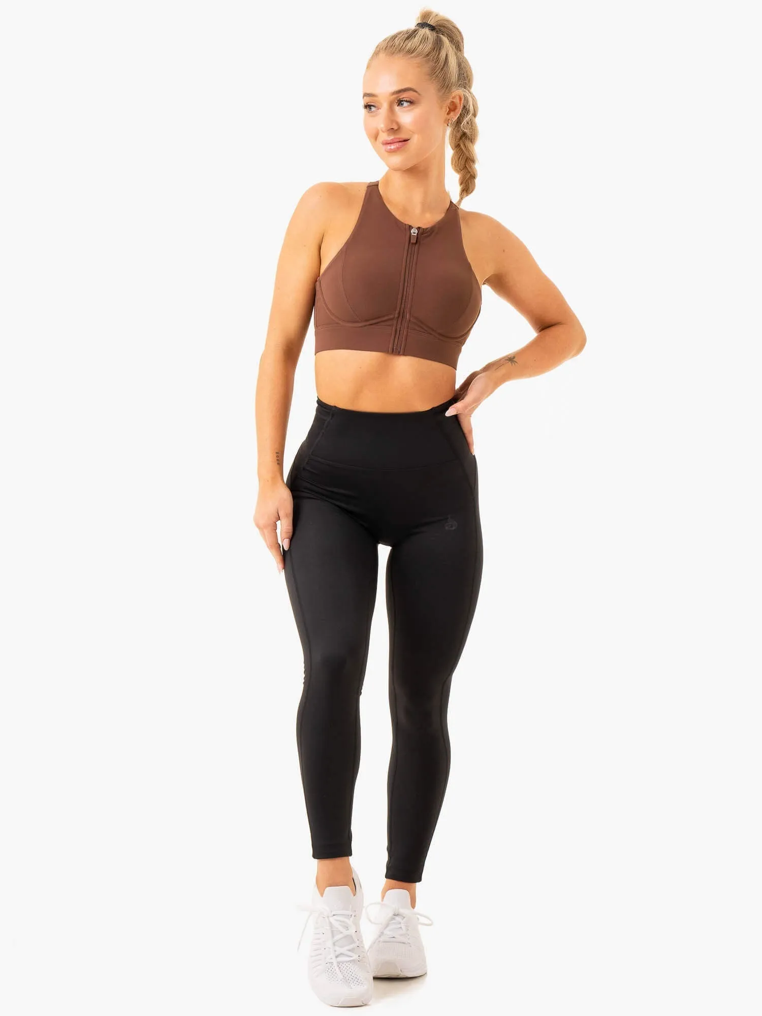 Critical High Impact Sports Bra - Chocolate