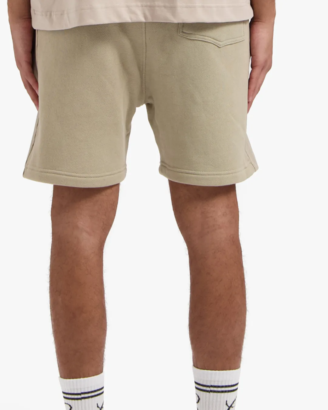 CROYEZ HEAVYWEIGHT LOGO SHORTS - KHAKI