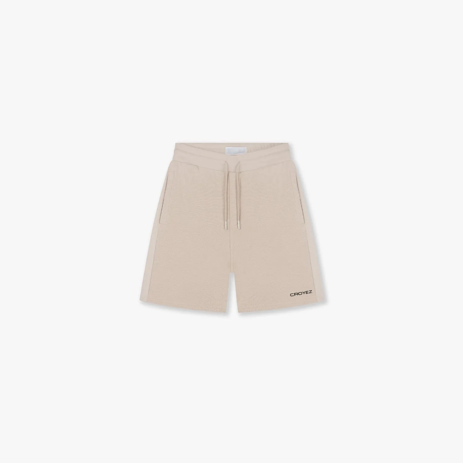 CROYEZ HEAVYWEIGHT LOGO SHORTS - KHAKI