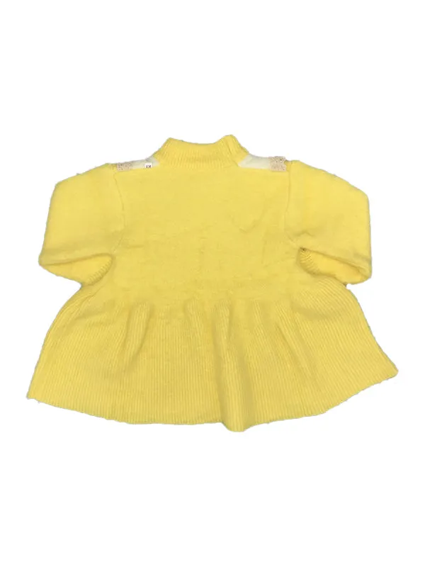 Cute Yellow Winter Frock