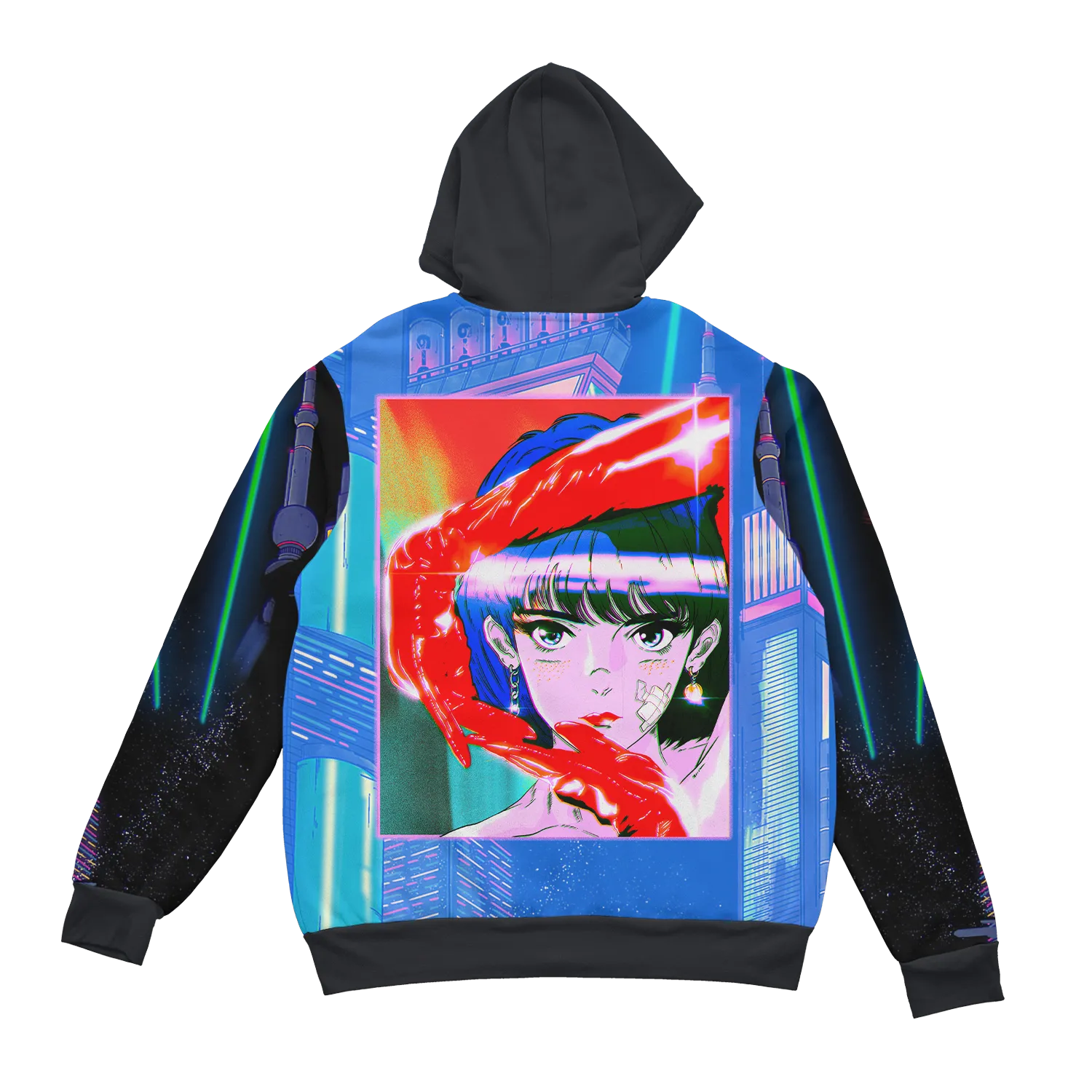 Cyber Ningyo Zip Up Hoodie