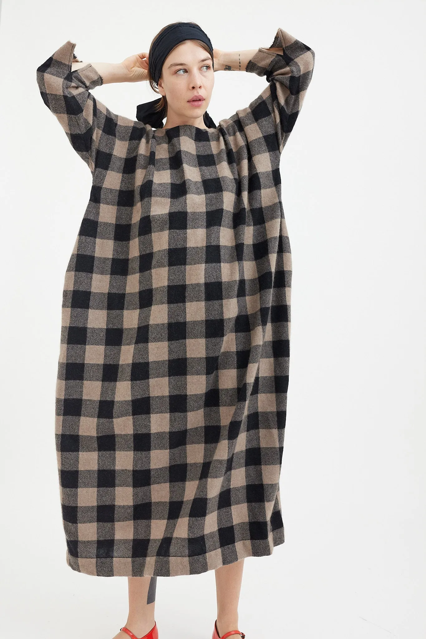 Daniela Gregis - Dress Luciana - Brown Black Check