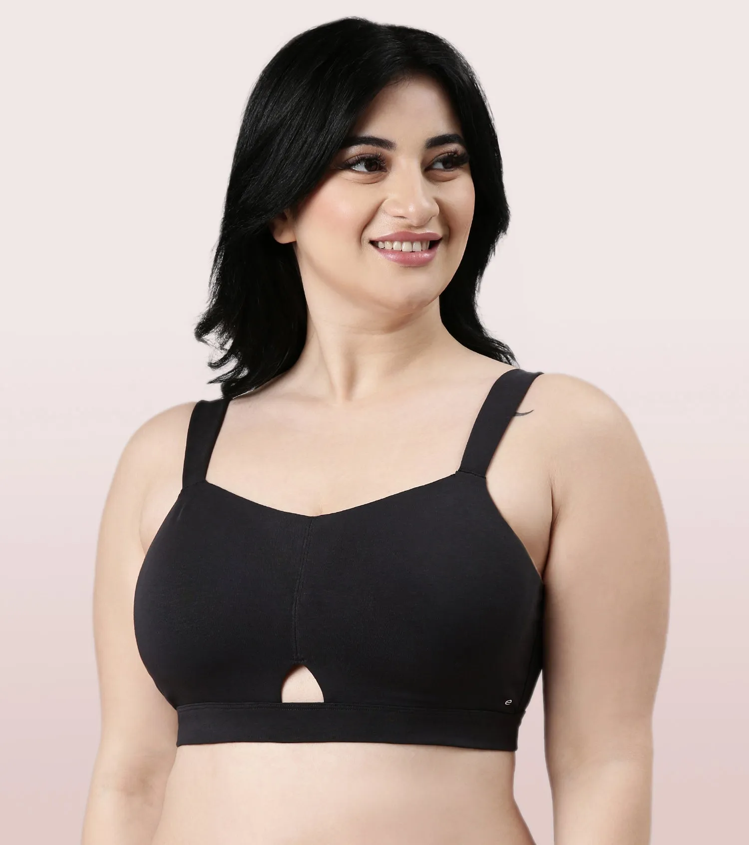 Enamor Cloud Soft A064 Cotton Full Support Minimizer Bra for Women -Padded ,Wirefree and  Full Coverage