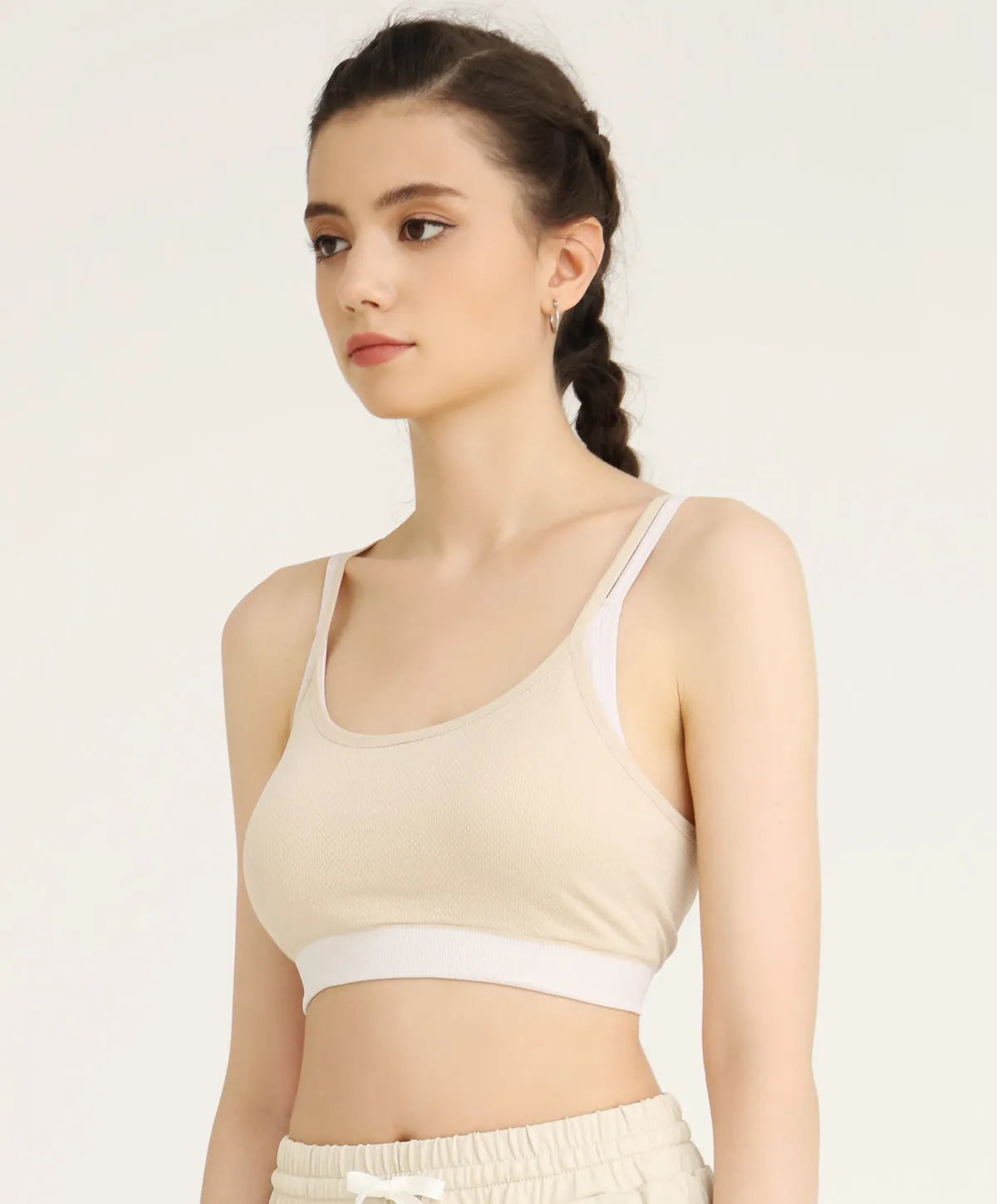 Energized Dual Layer Seamless Knit Sports Bra