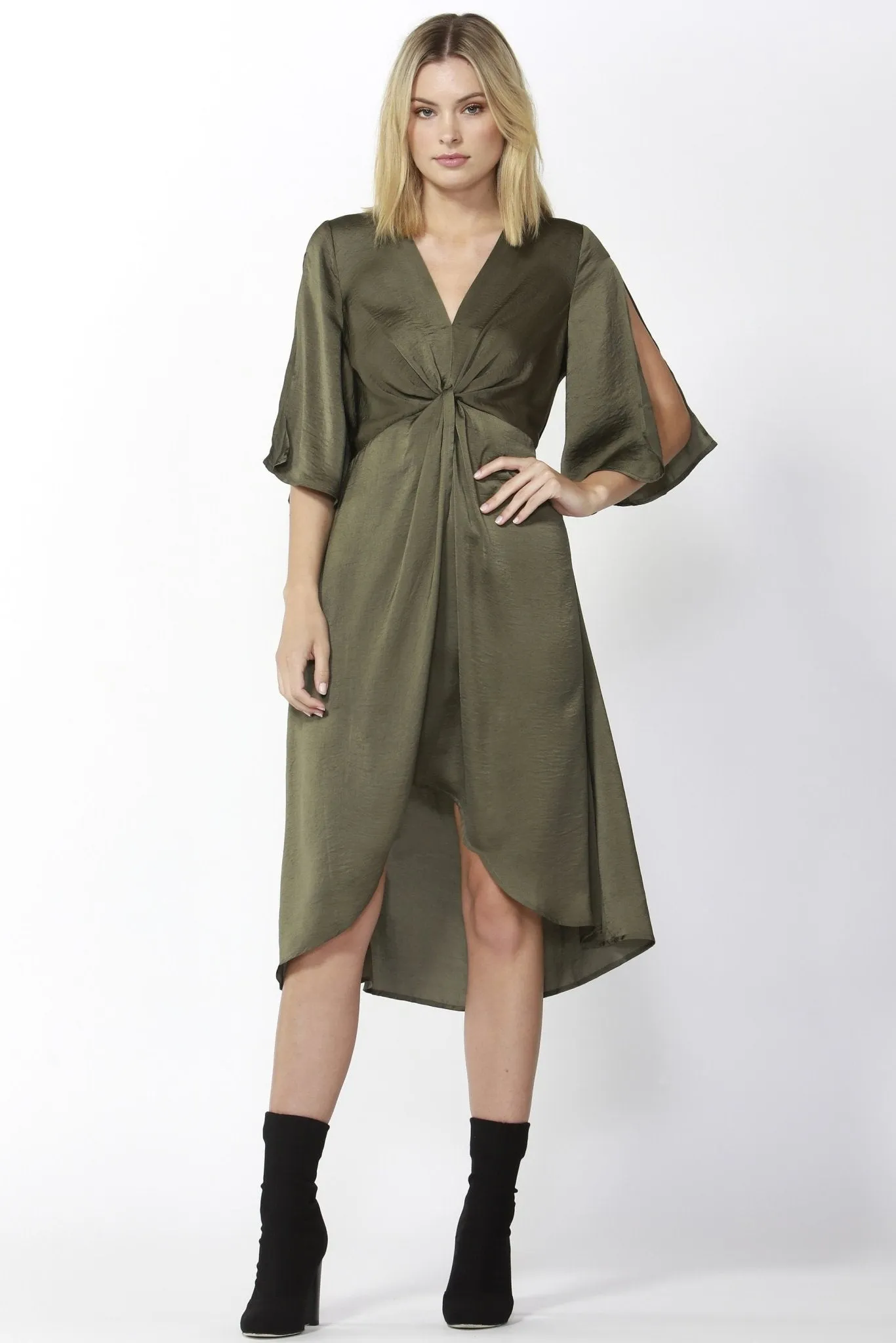 Fate   Becker Star Struck Dress in Khaki