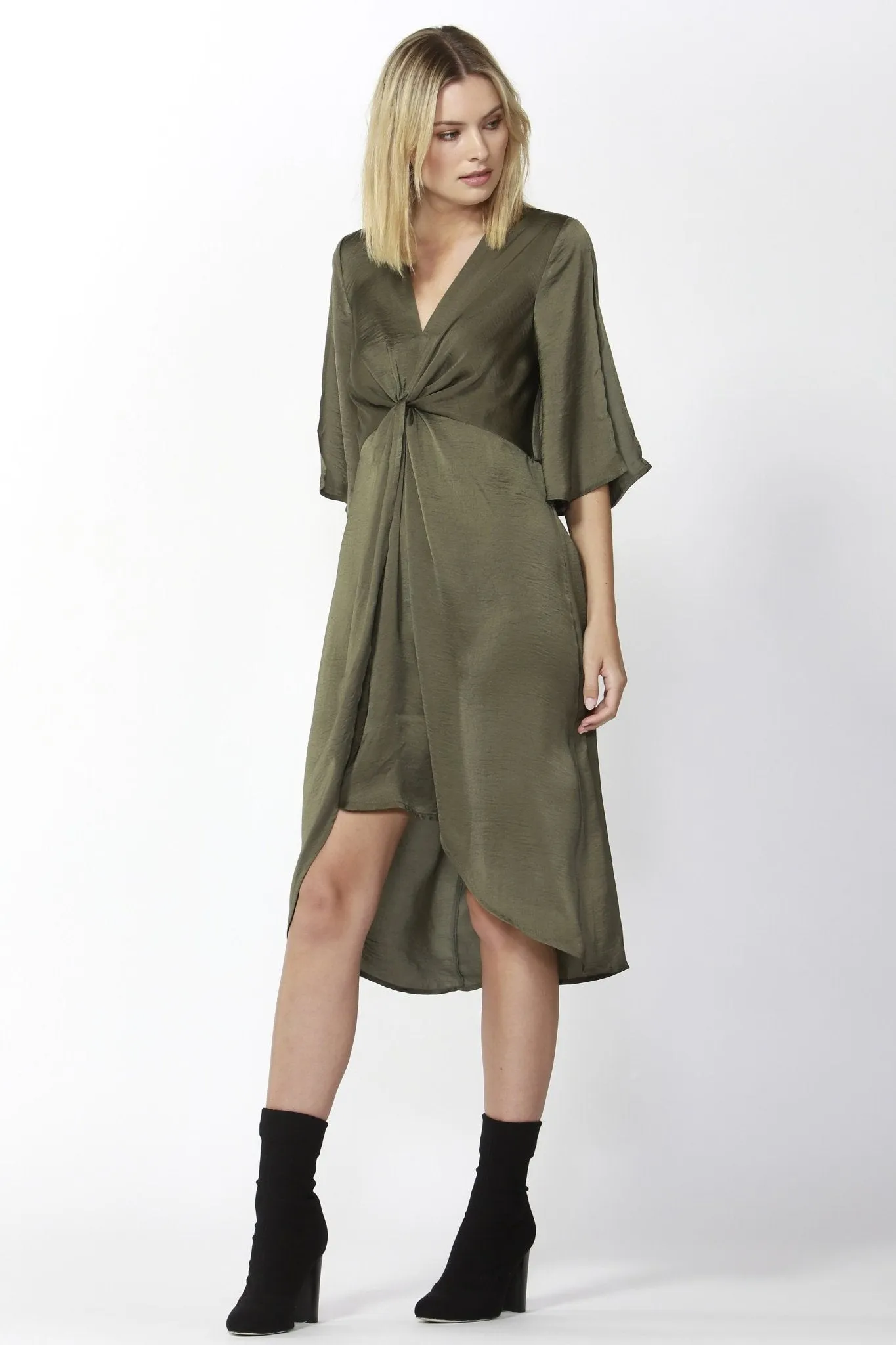 Fate   Becker Star Struck Dress in Khaki