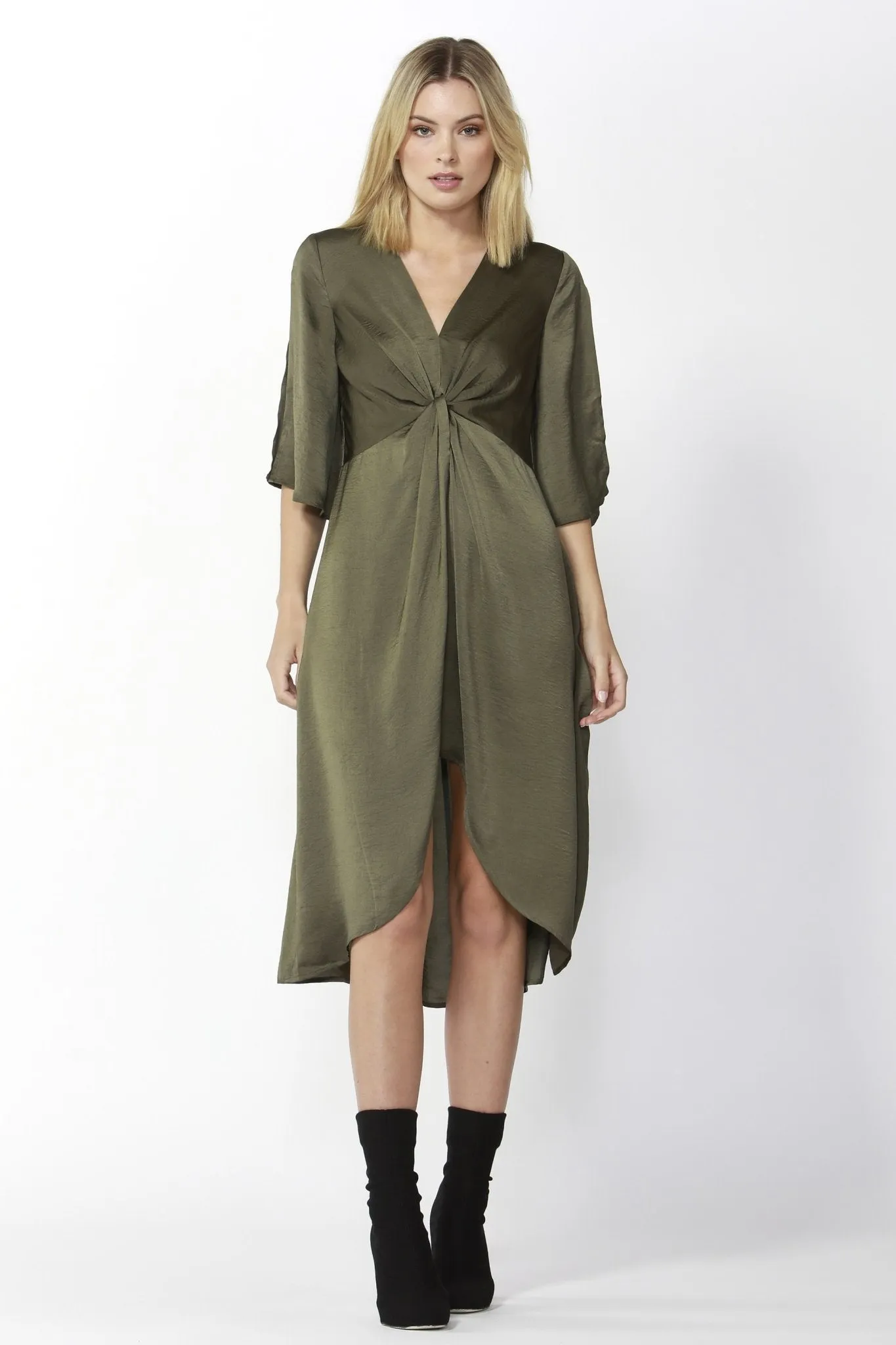 Fate   Becker Star Struck Dress in Khaki