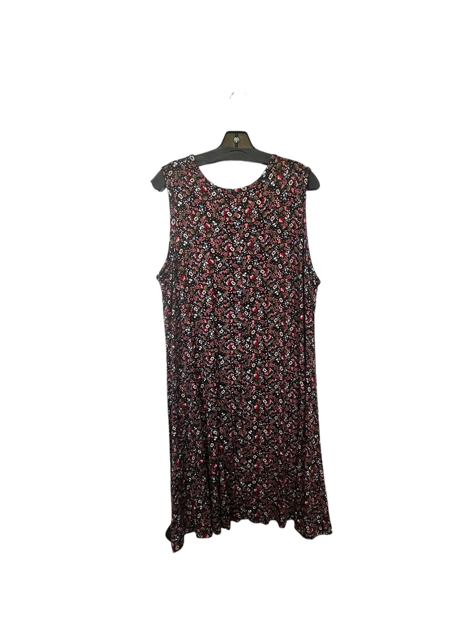 Floral Print Dress Casual Maxi Philosophy, Size 1x