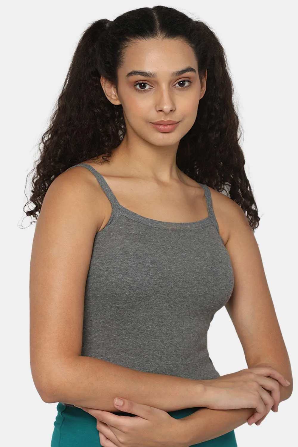 Full Coverage Non-Padded 100% Cotton Intimacy Slip Camisole - IN01