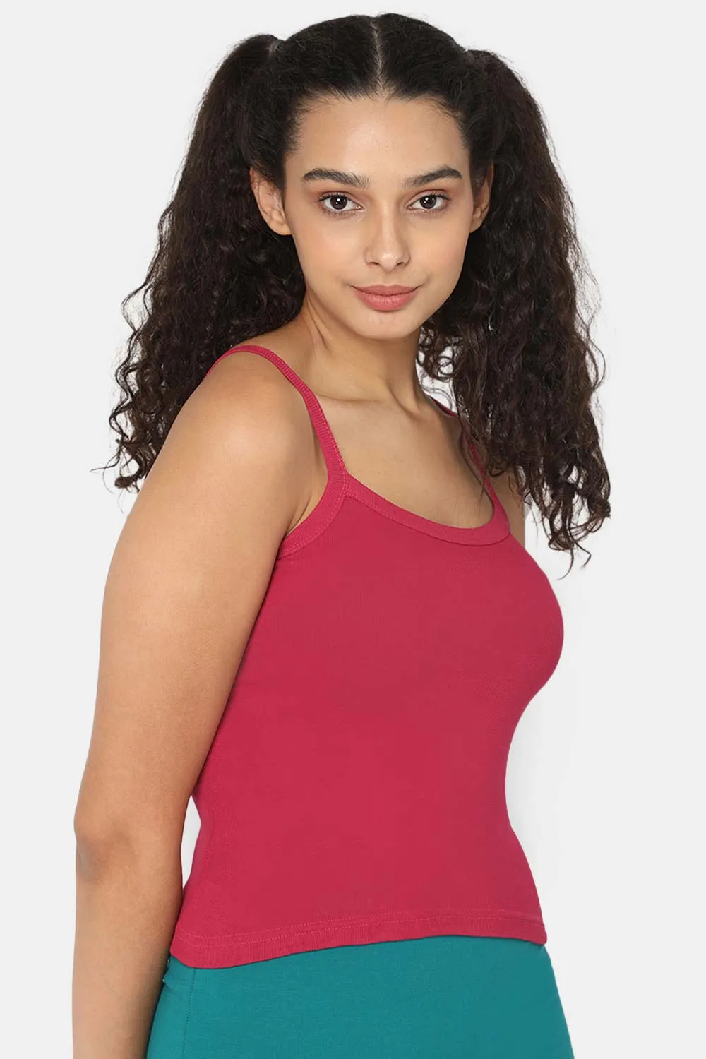 Full Coverage Non-Padded 100% Cotton Intimacy Slip Camisole - IN01