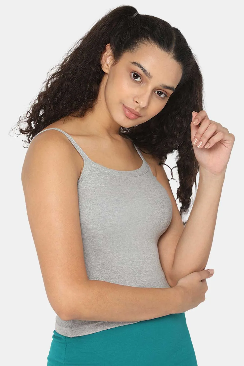 Full Coverage Non-Padded 100% Cotton Intimacy Slip Camisole - IN01