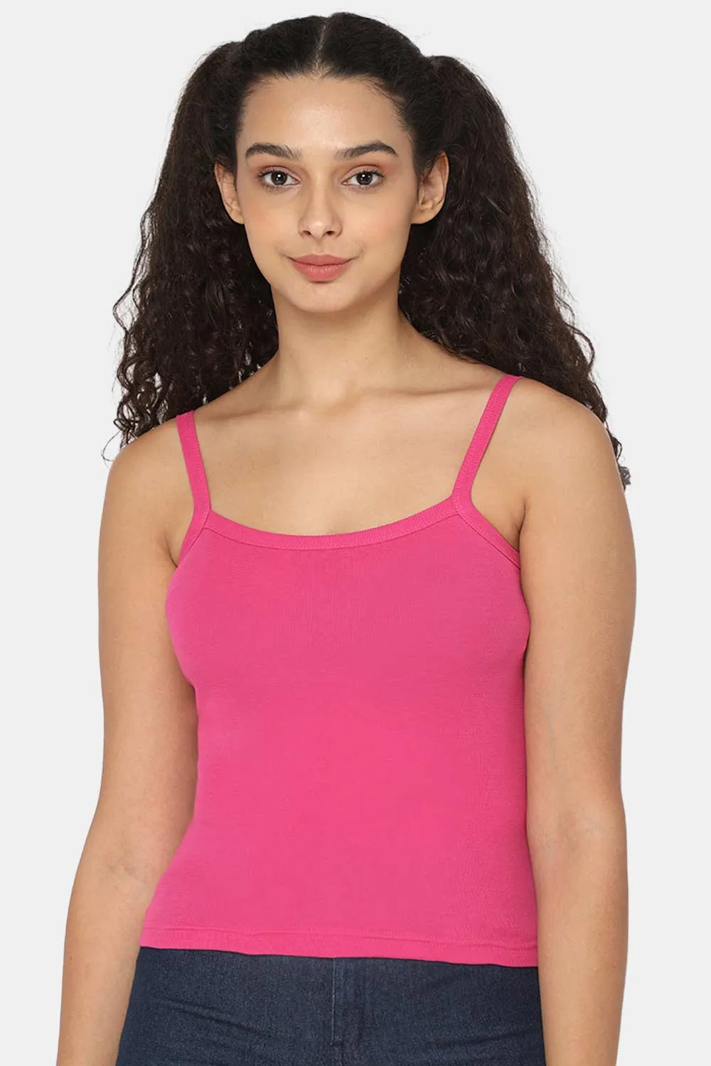 Full Coverage Non-Padded 100% Cotton Intimacy Slip Camisole - IN01