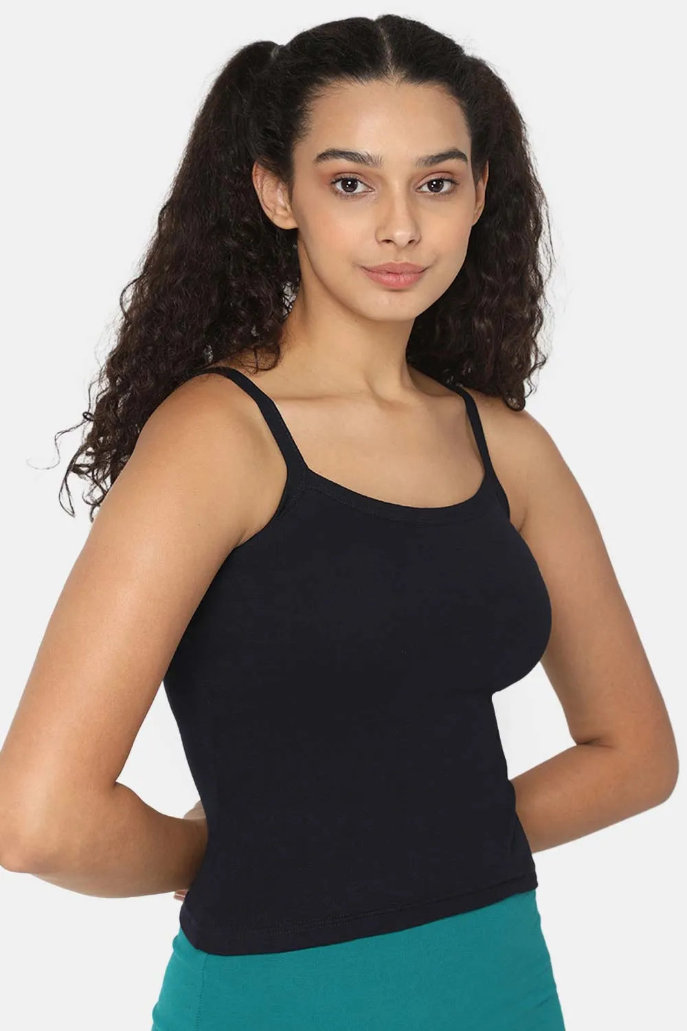 Full Coverage Non-Padded 100% Cotton Intimacy Slip Camisole - IN01